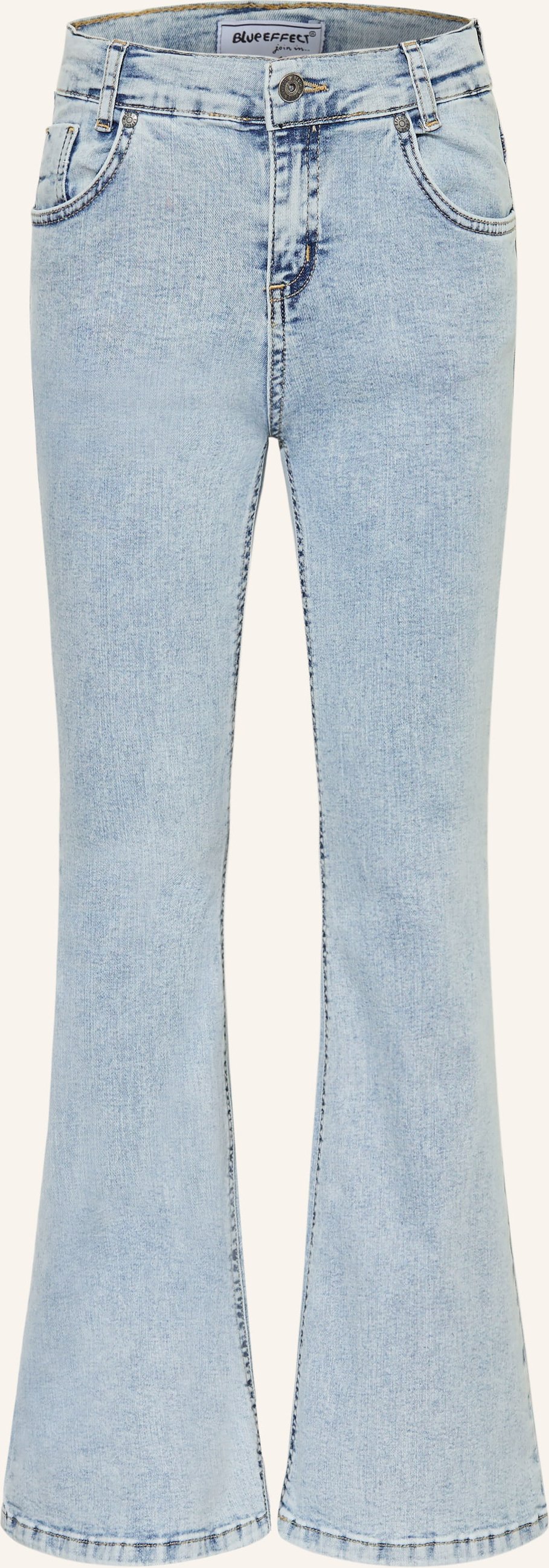 Blue Effect Jeans Super Flared Fit blau