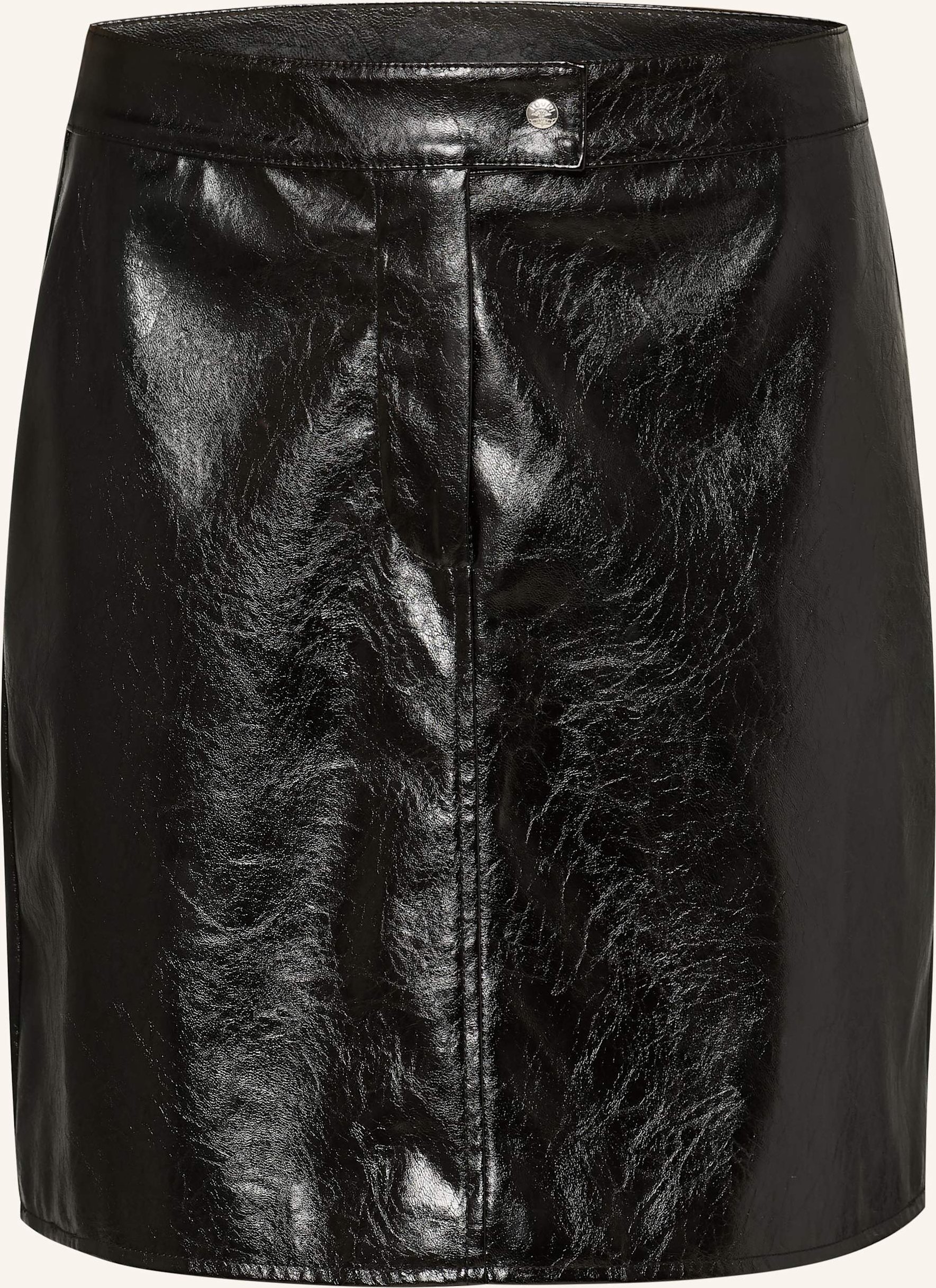Joop! Jeans Rock In Lederoptik schwarz