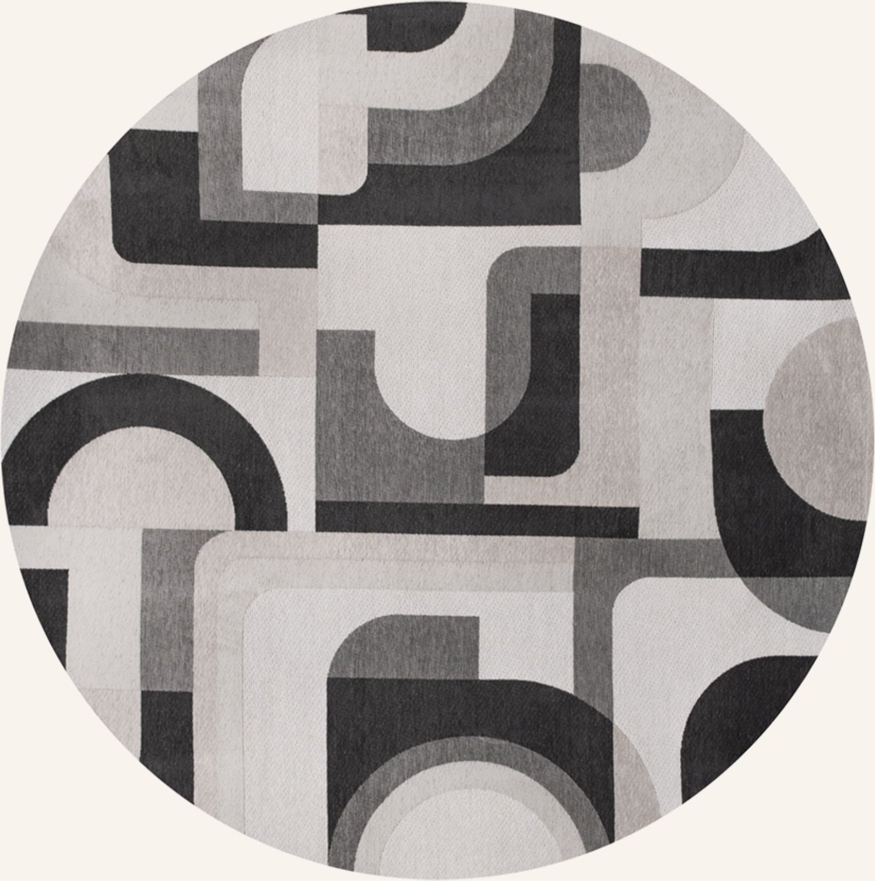 Thumbnail - Louis De Poortere Teppich Nuance Module grau