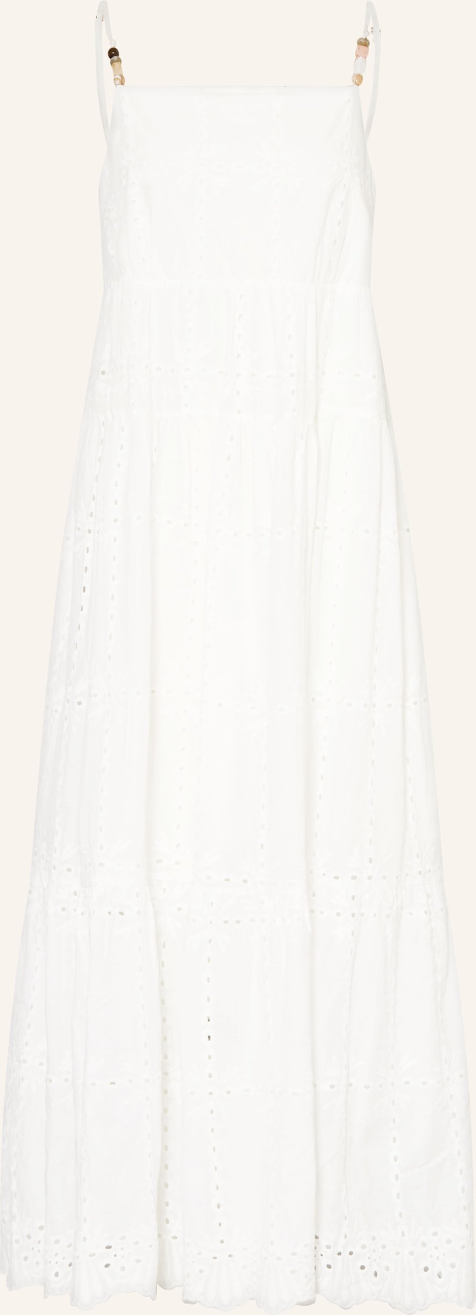 Riani Kleid Mit Lochspitze weiss