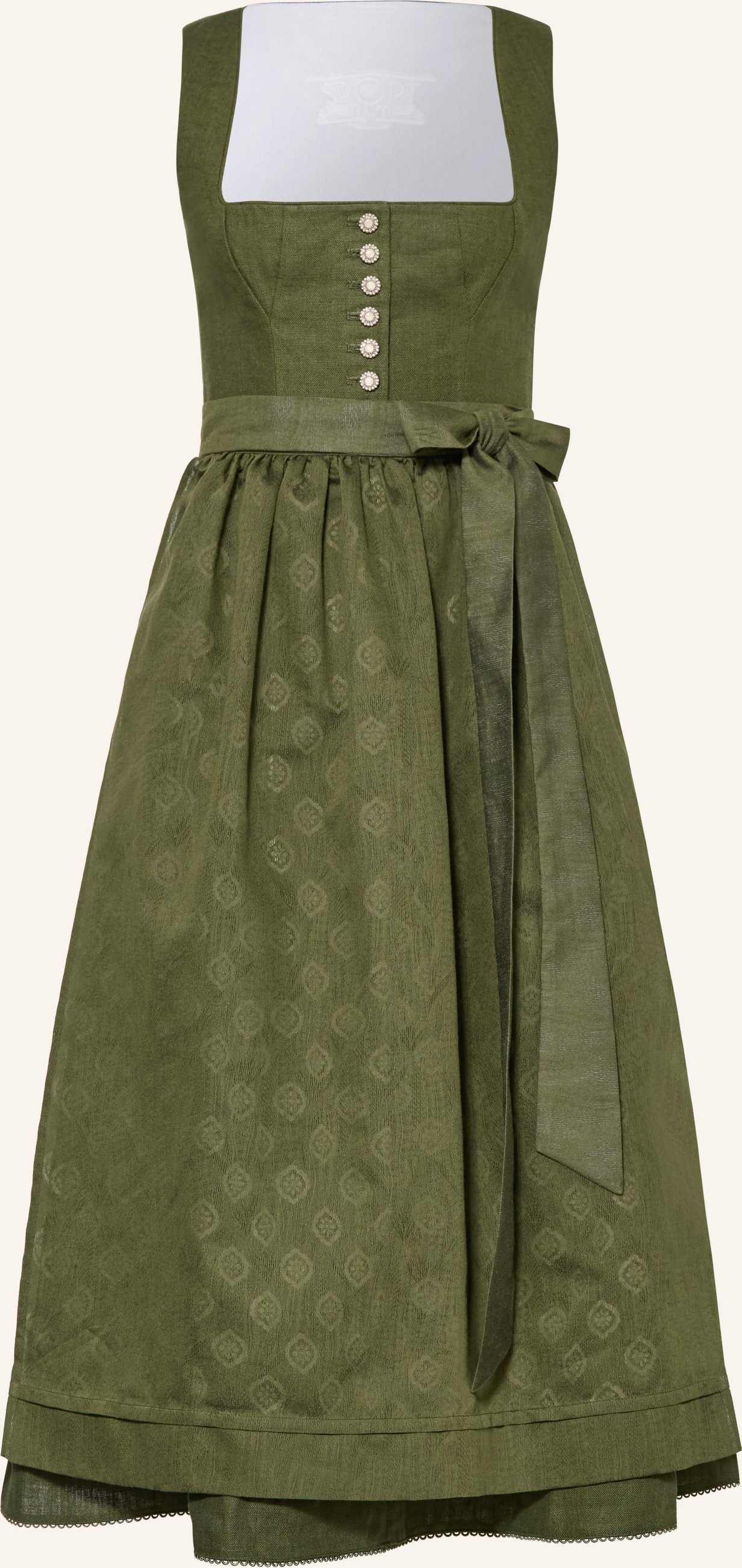 Sportalm Dirndl Riedhof Im Materialmix gruen