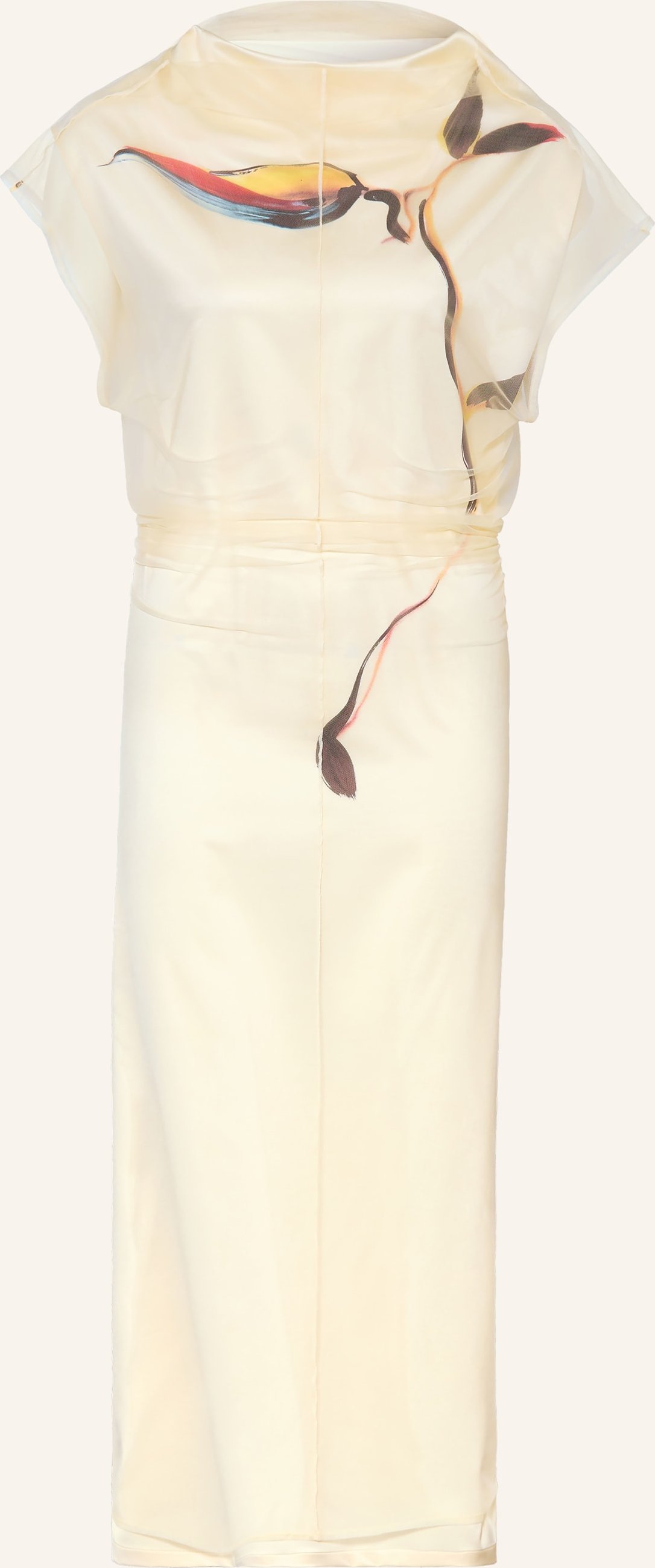 Sportmax Satinkleid Viale gelb