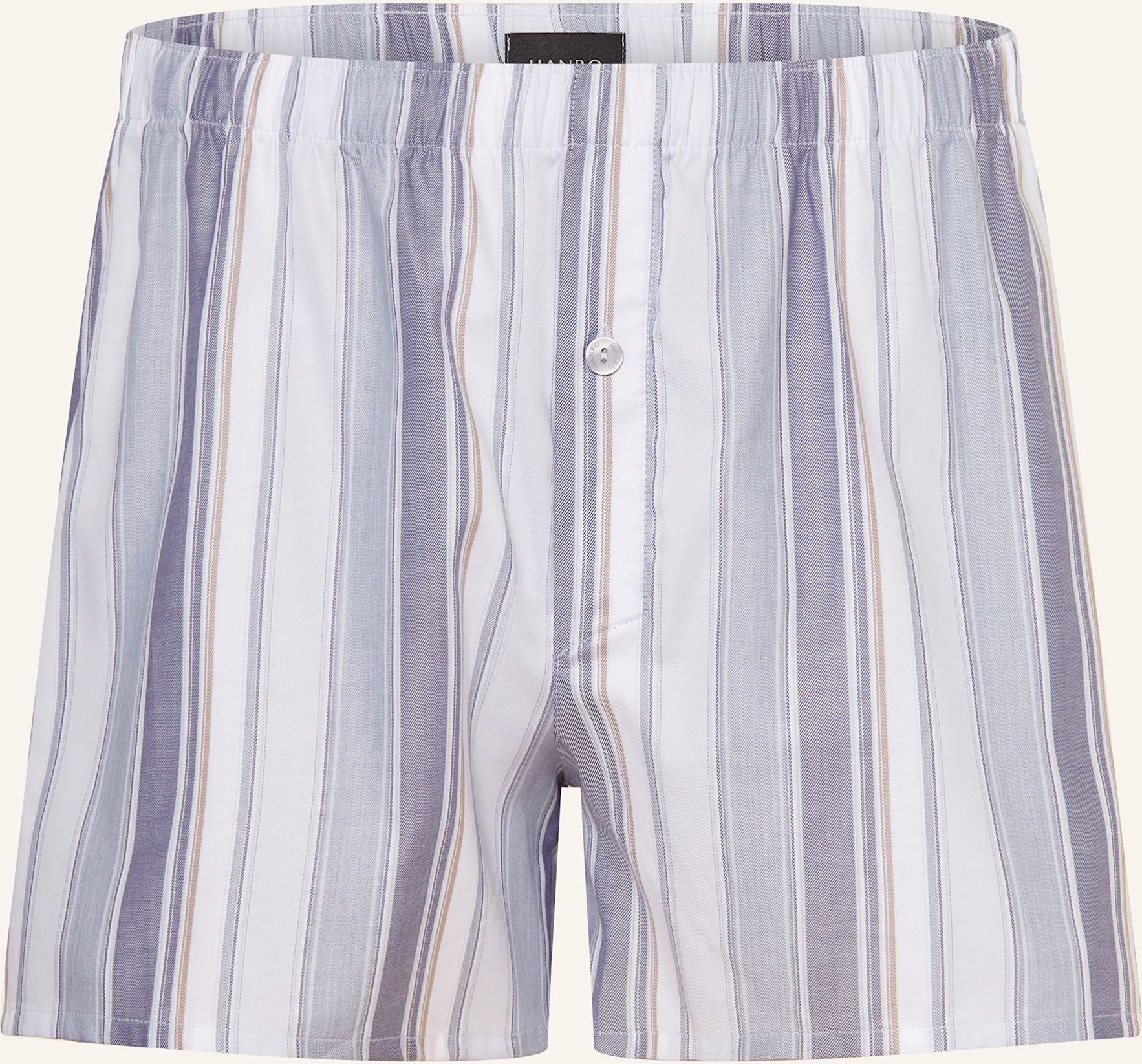 Hanro Web-Boxershorts Fancy Woven blau