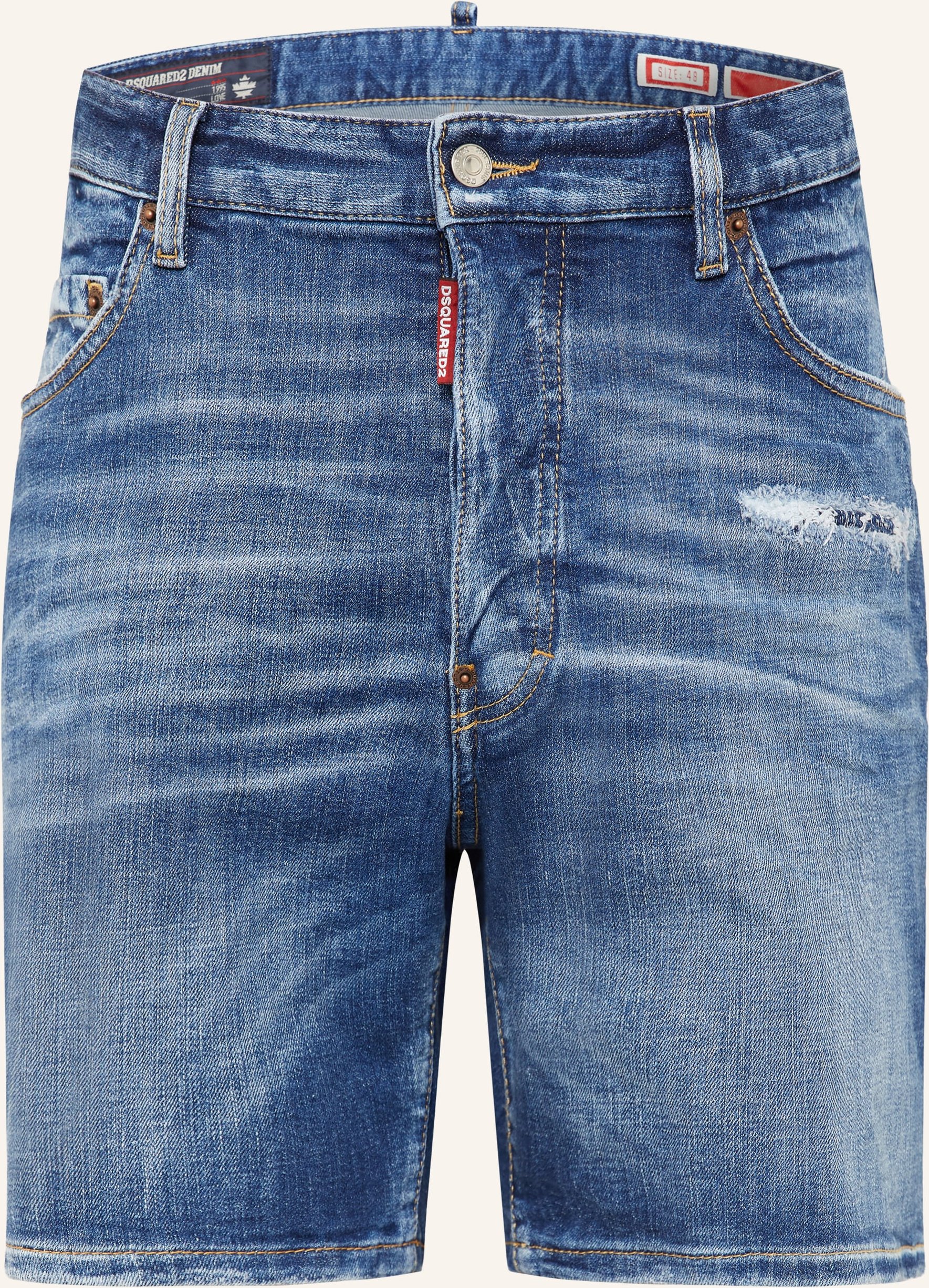 dsquared2 Jeanshorts Marine blau