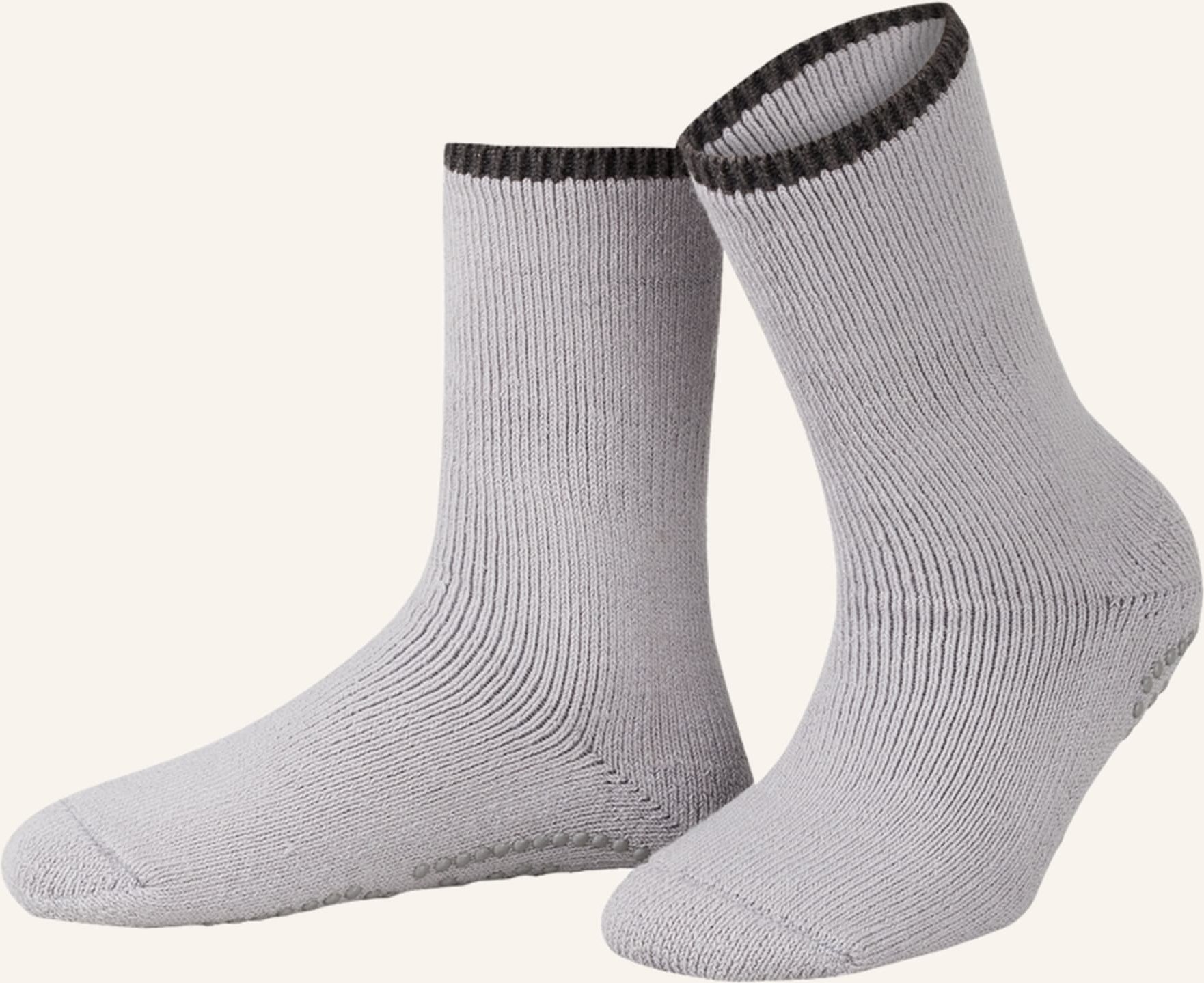 Falke Stoppersocken Cuddle Pads silber