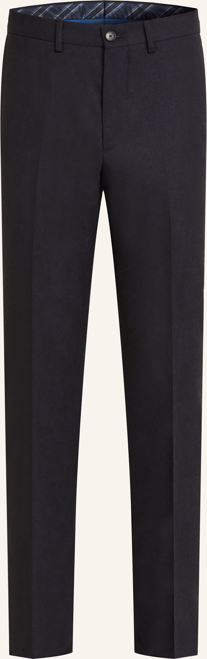 Etro Anzughose Slim Fit blau