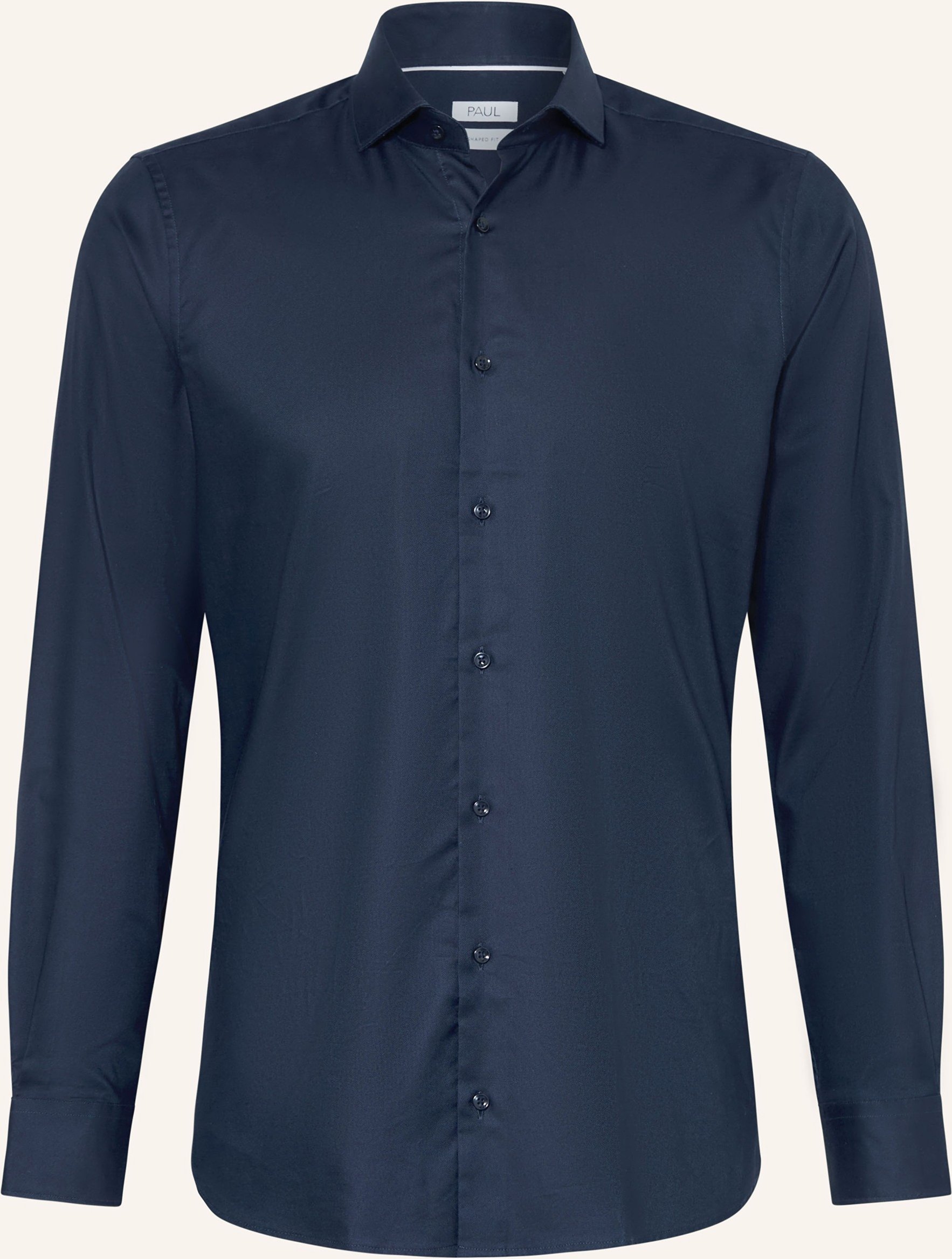 Paul Hemd Shaped Fit blau