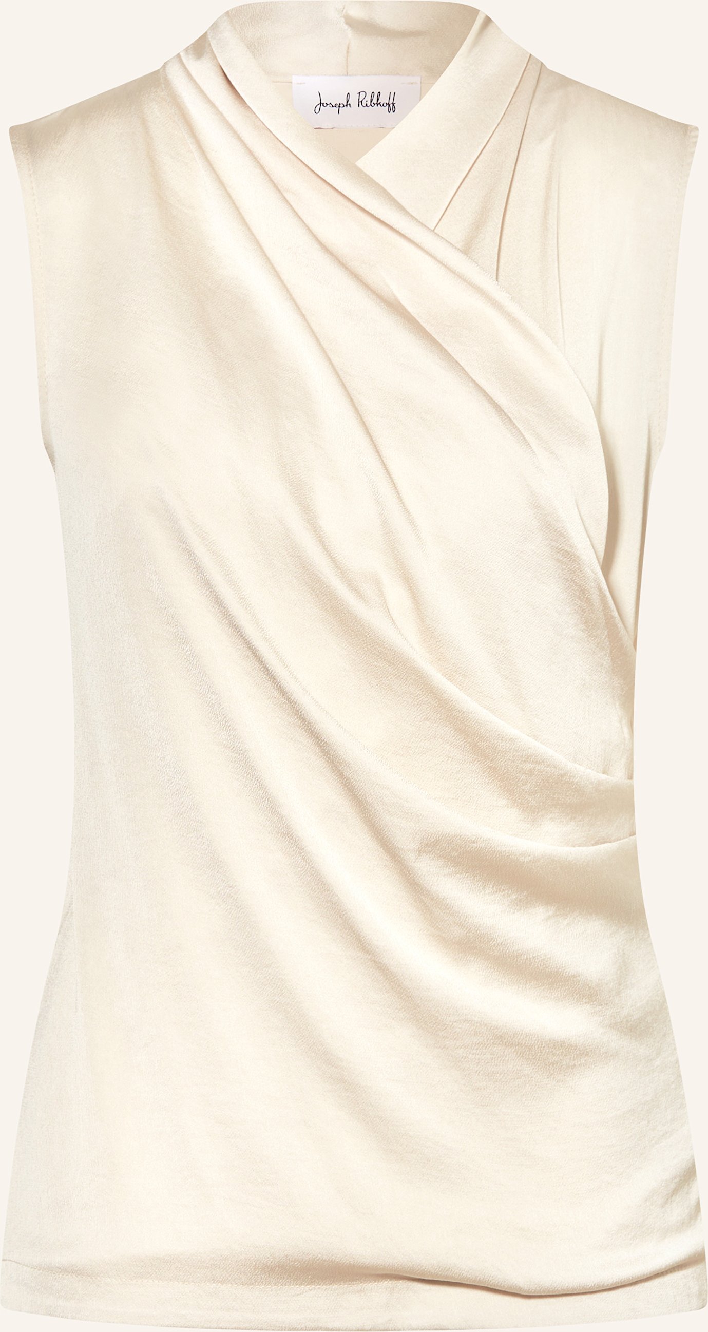 Thumbnail - Joseph Ribkoff Blusentop Im Materialmix beige