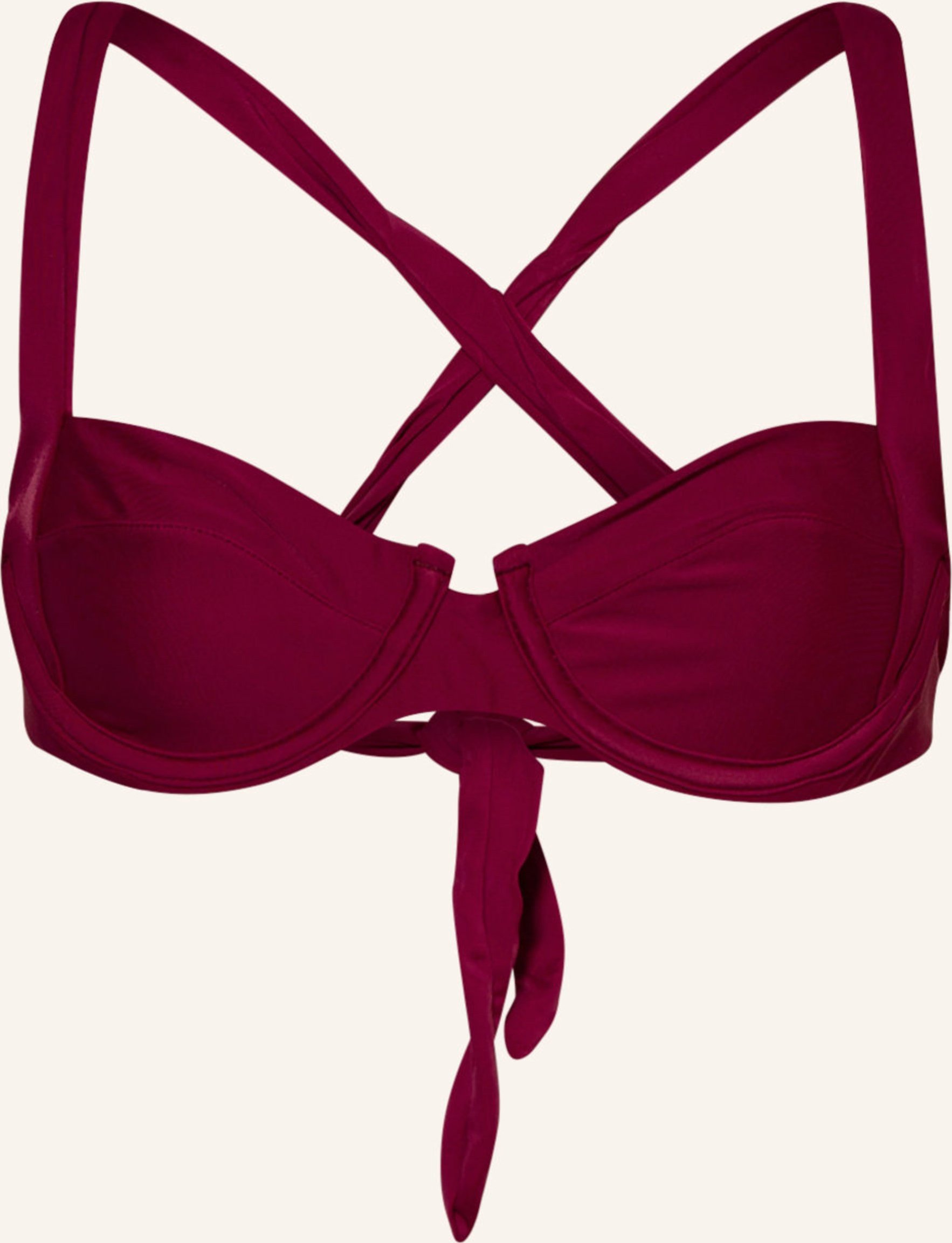 Pilyq Bügel-Bikini-Top Zen rot