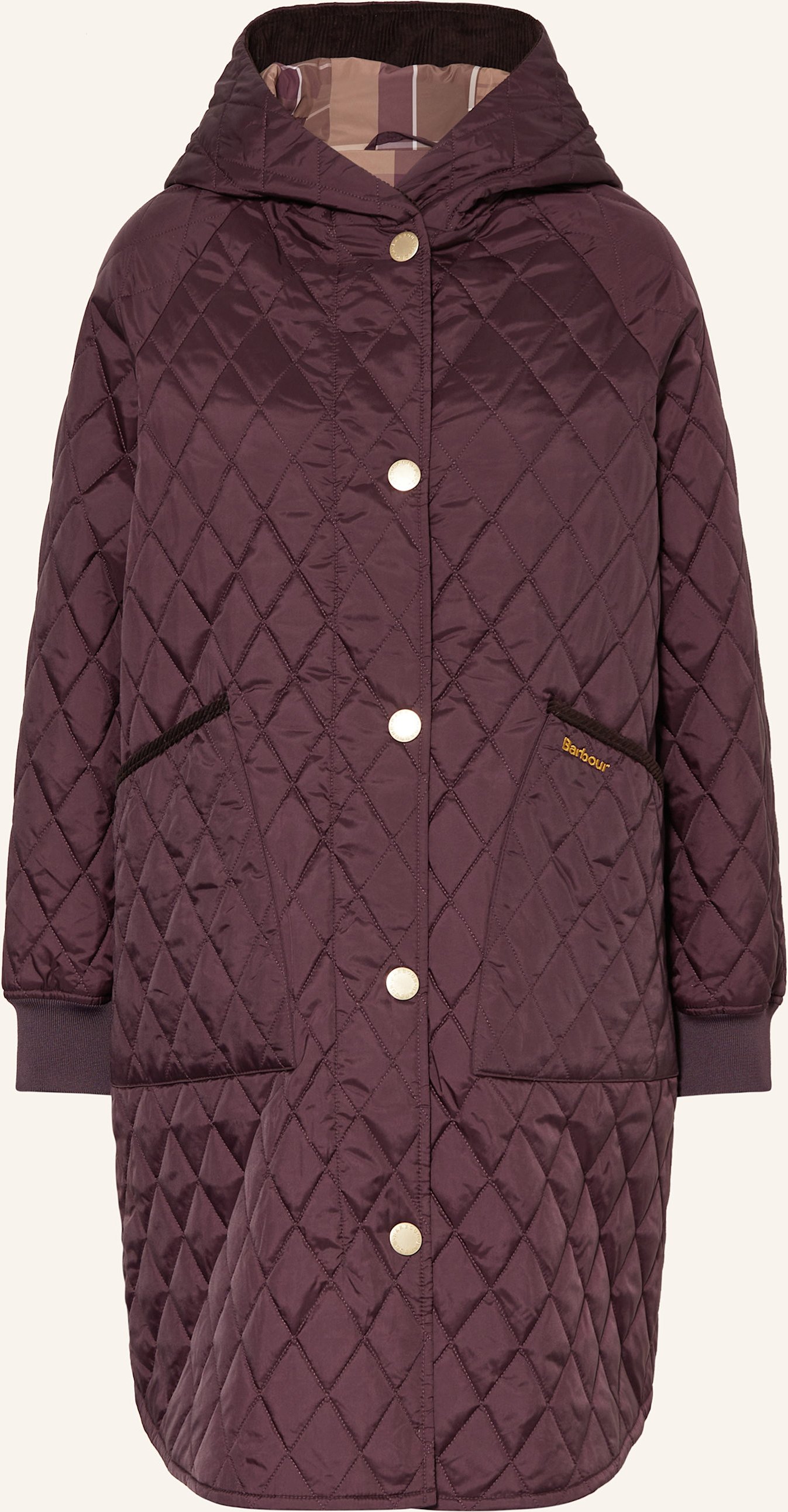 Barbour Steppmantel Hilary lila