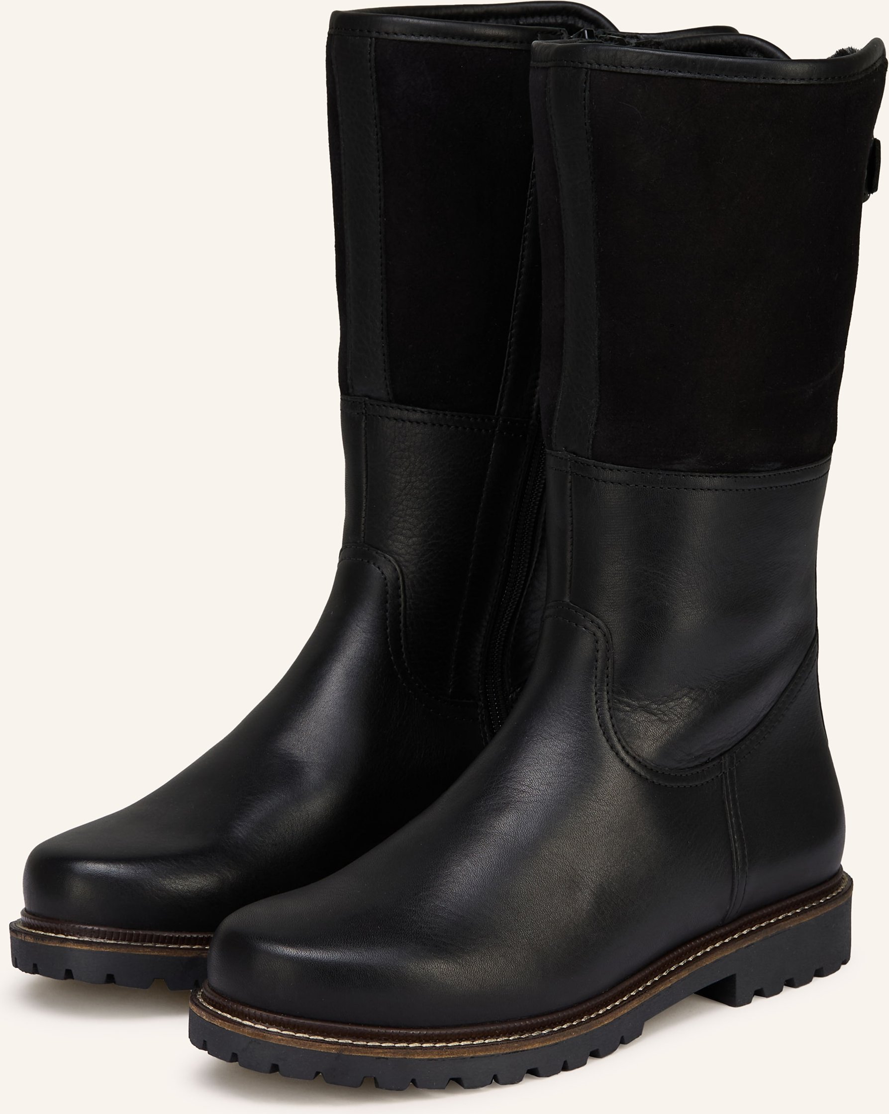 Dirndl & Bua Boots Paniolo schwarz
