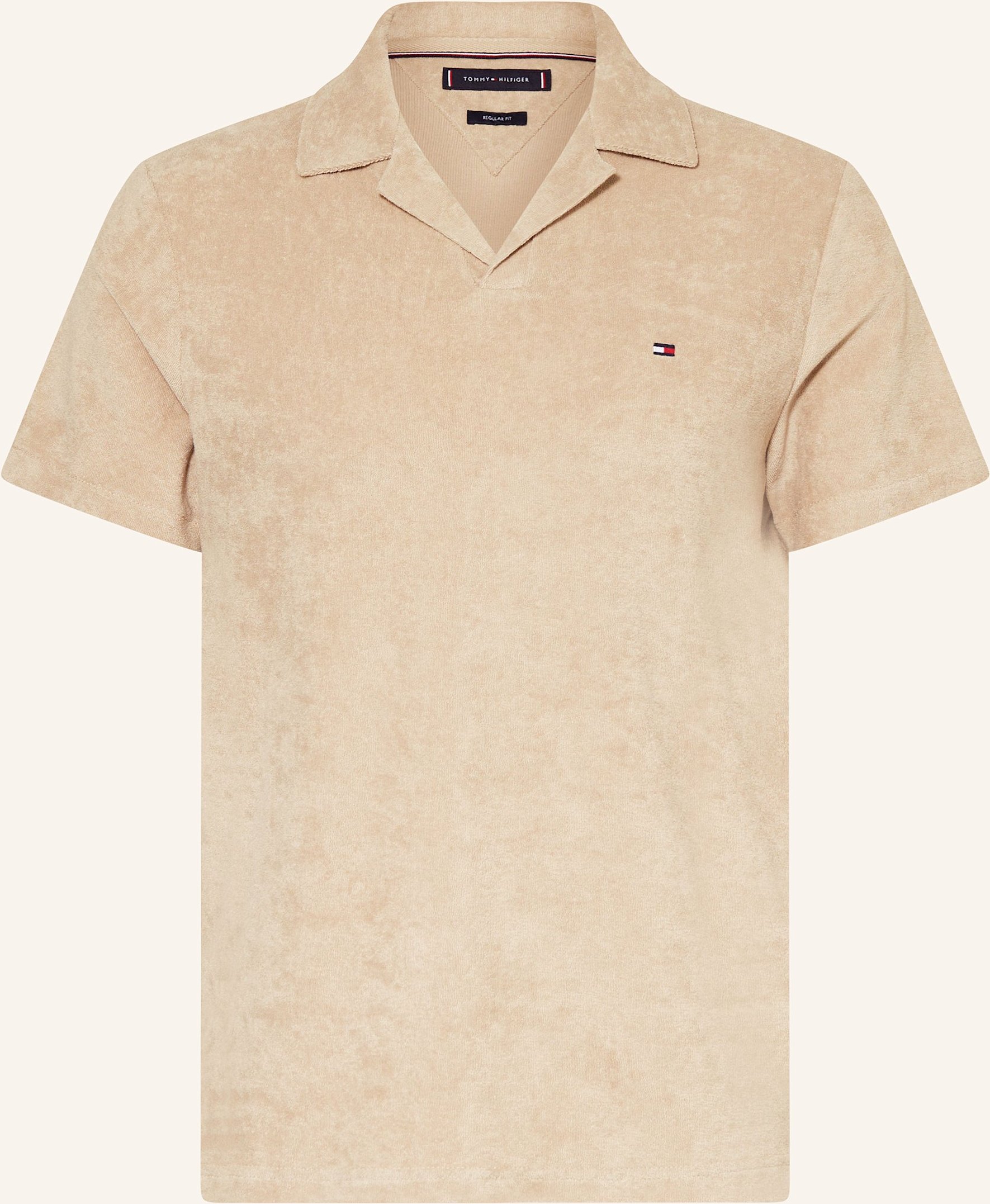Tommy Hilfiger Frottee-Poloshirt beige