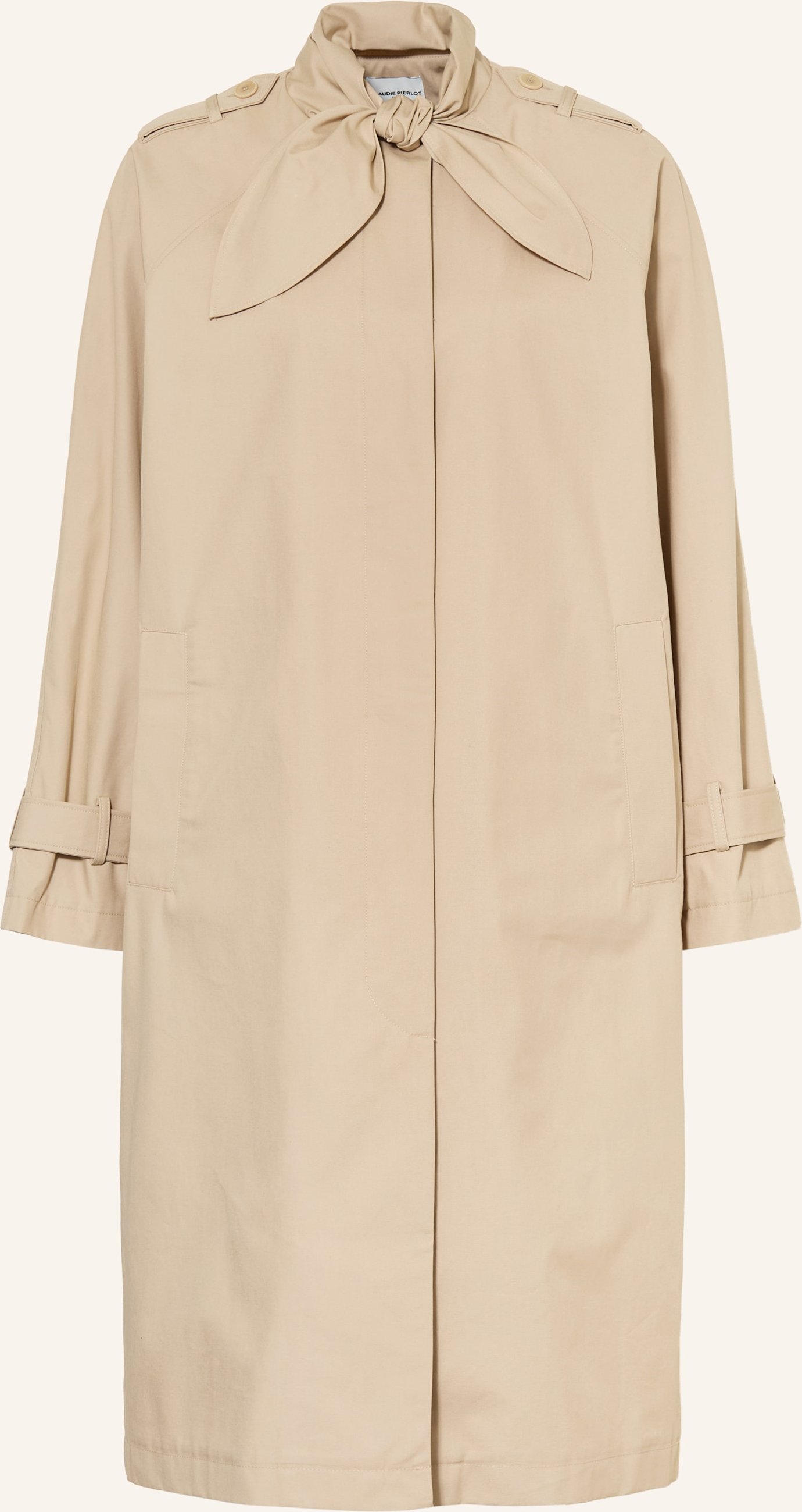 Claudie Pierlot Trenchcoat Mit Schluppe beige