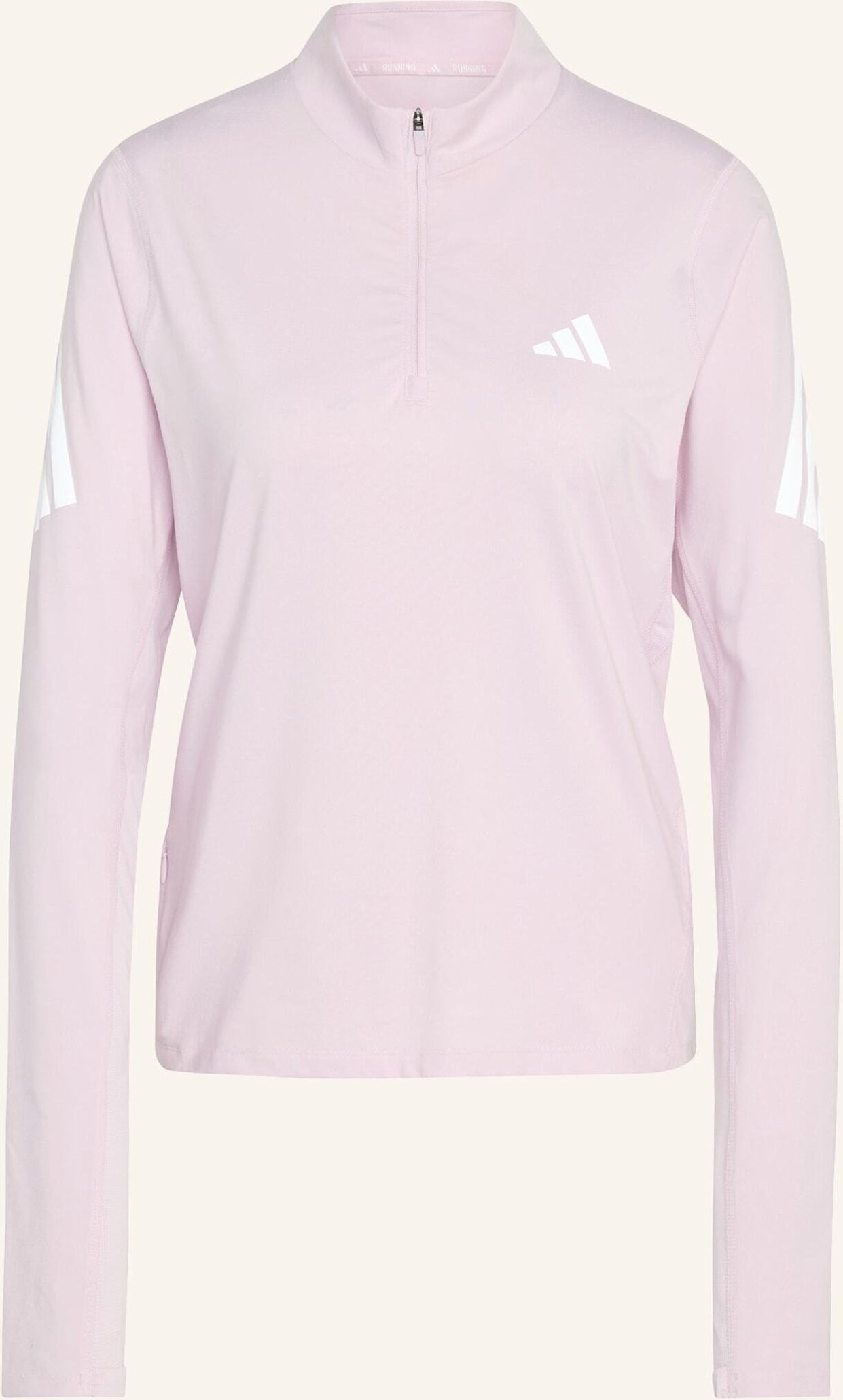 Adidas adi365 Iconic Running Pullover Mit Reissverschluss Bis Zur Brust pink