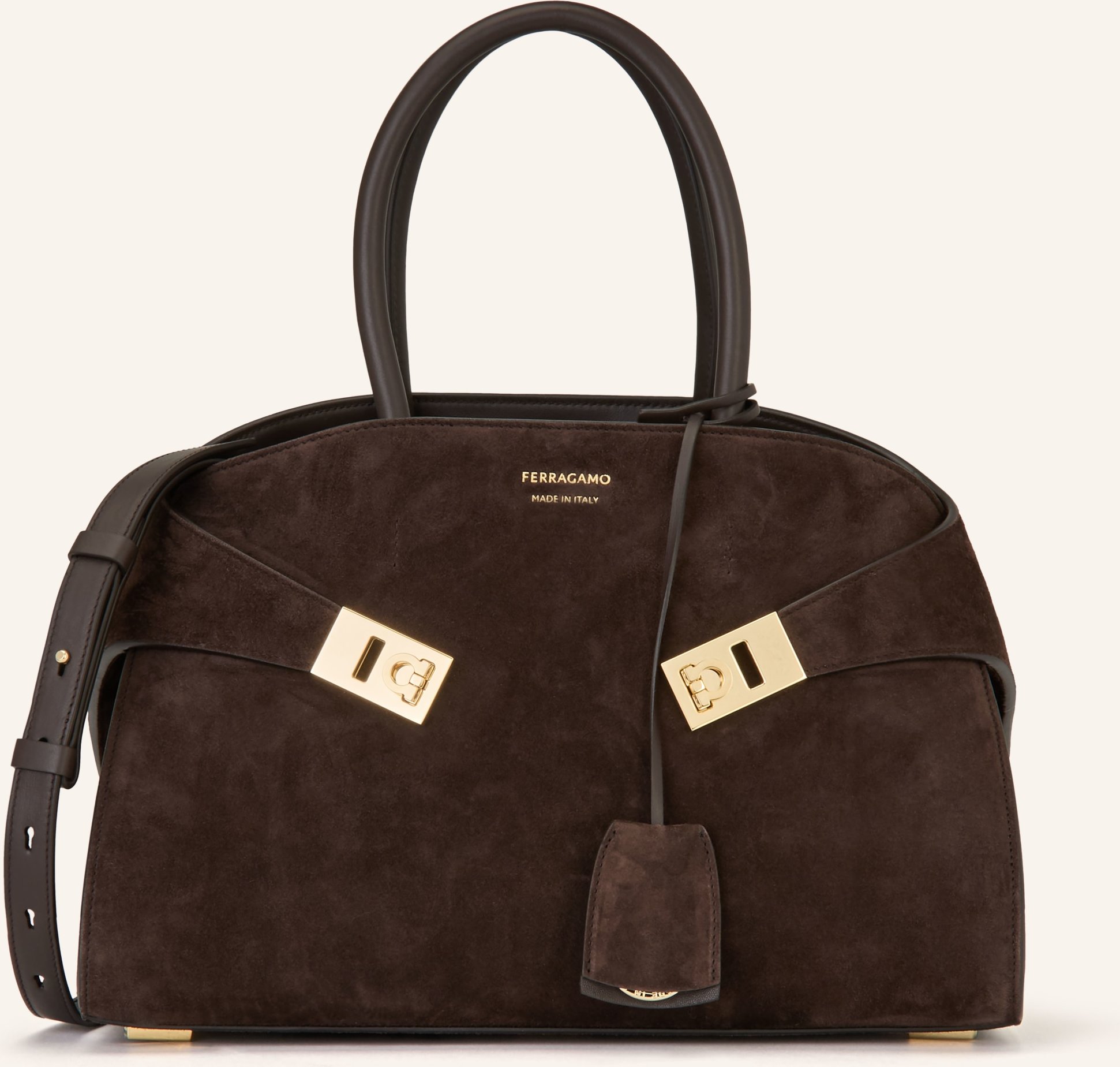 Ferragamo Handtasche Hug braun