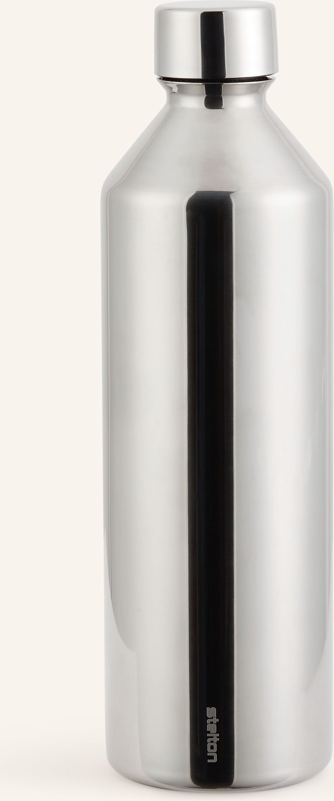 Stelton Wassersprudler Flasche silber