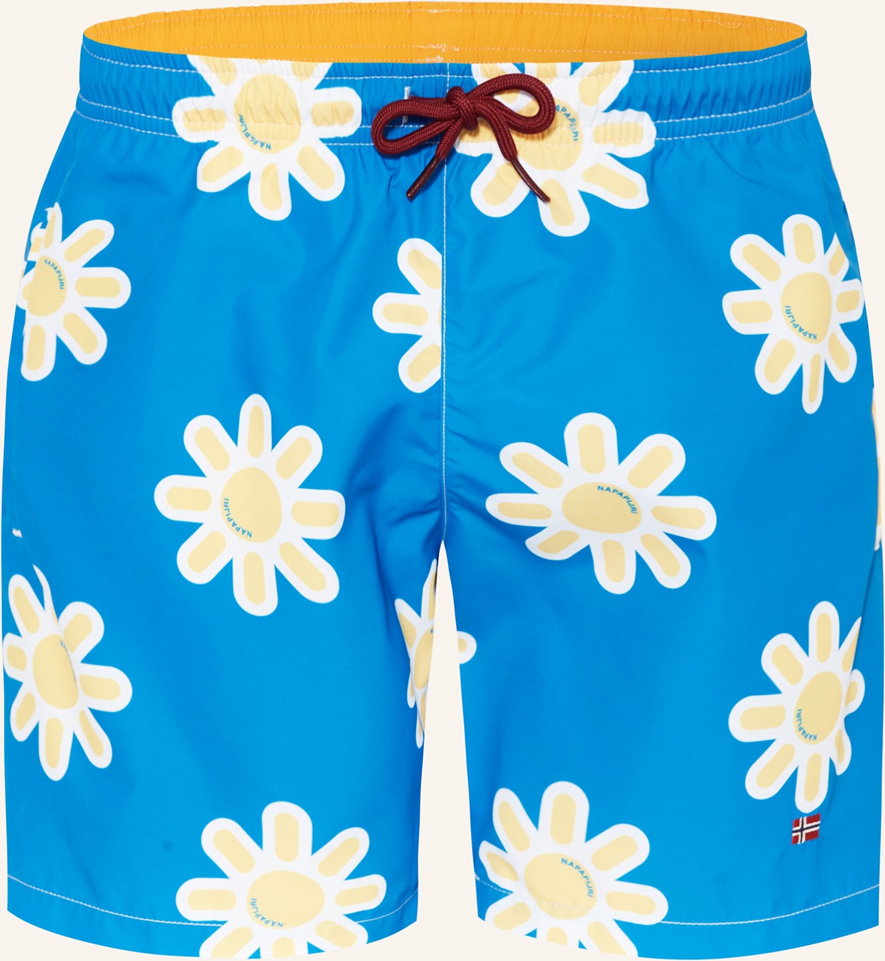 Napapijri Badeshorts V-Inuvik weiss