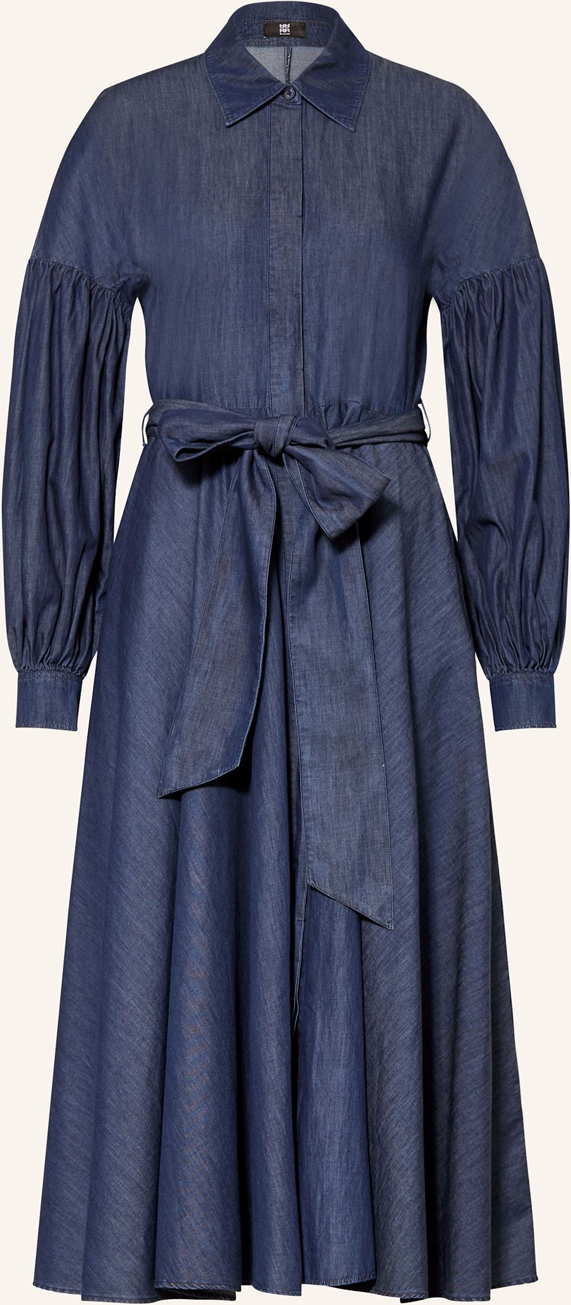 Riani Jeans-Hemdblusenkleid blau