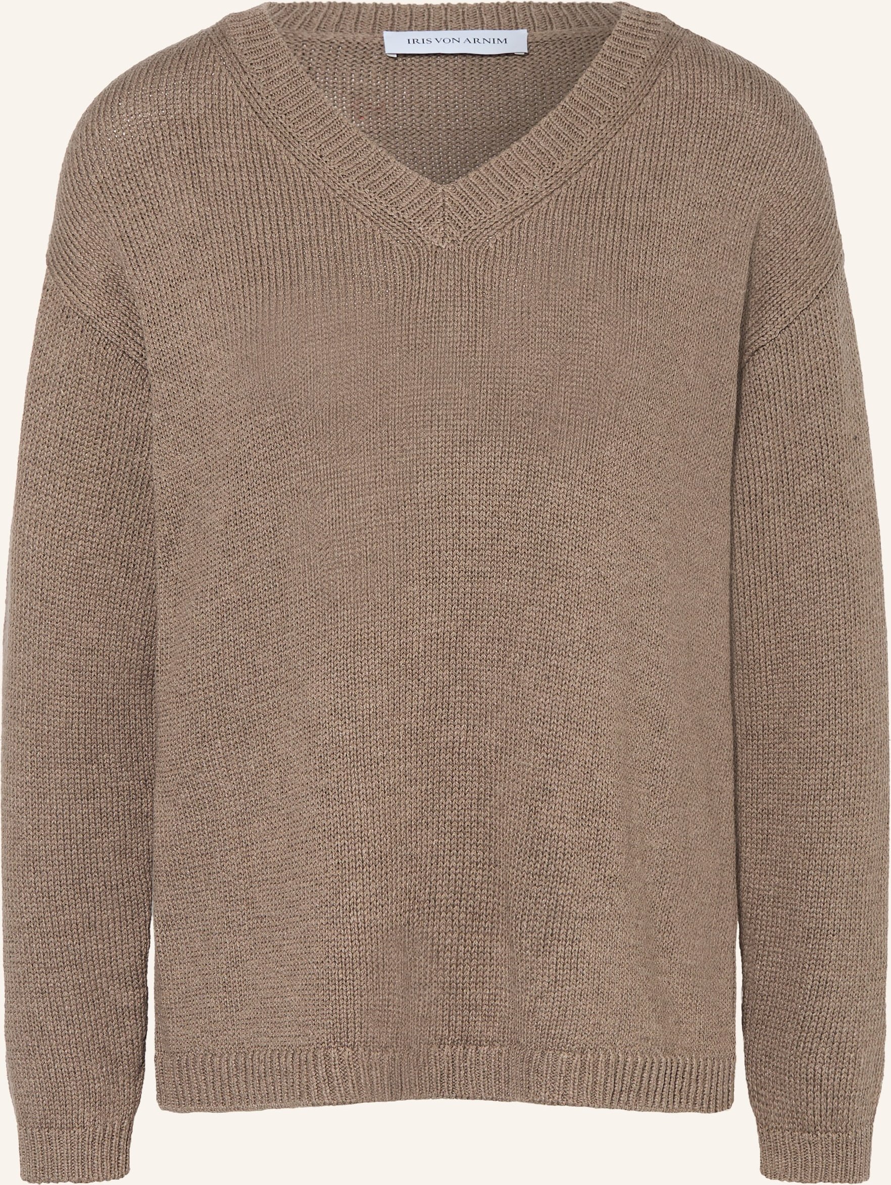 Iris Von Arnim Pullover Diona Mit Seide Und Leinen beige