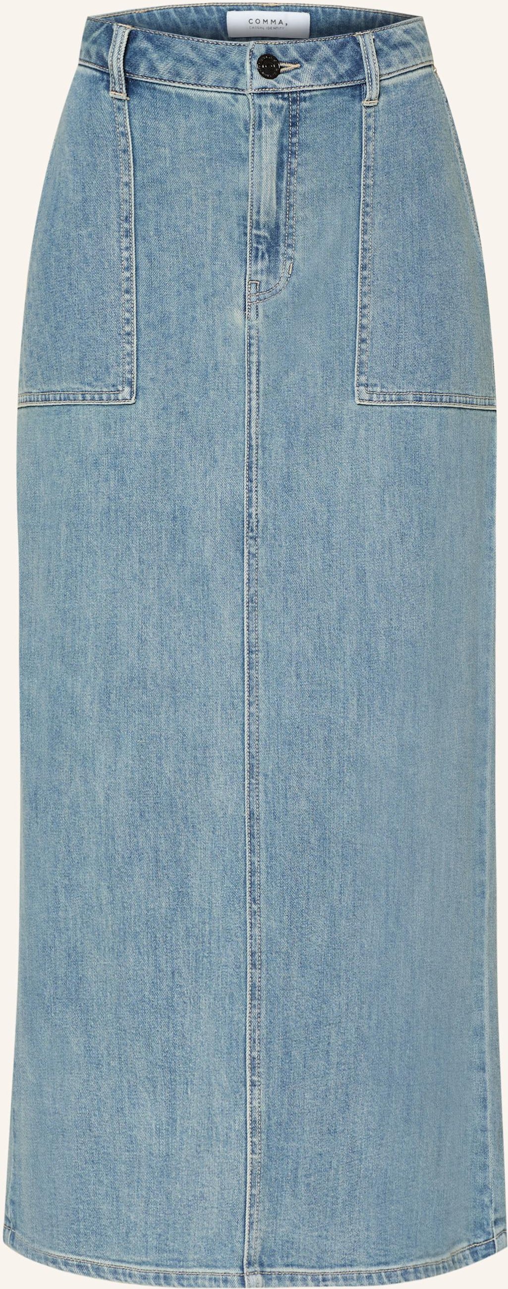 Comma Casual Identity Jeansrock blau