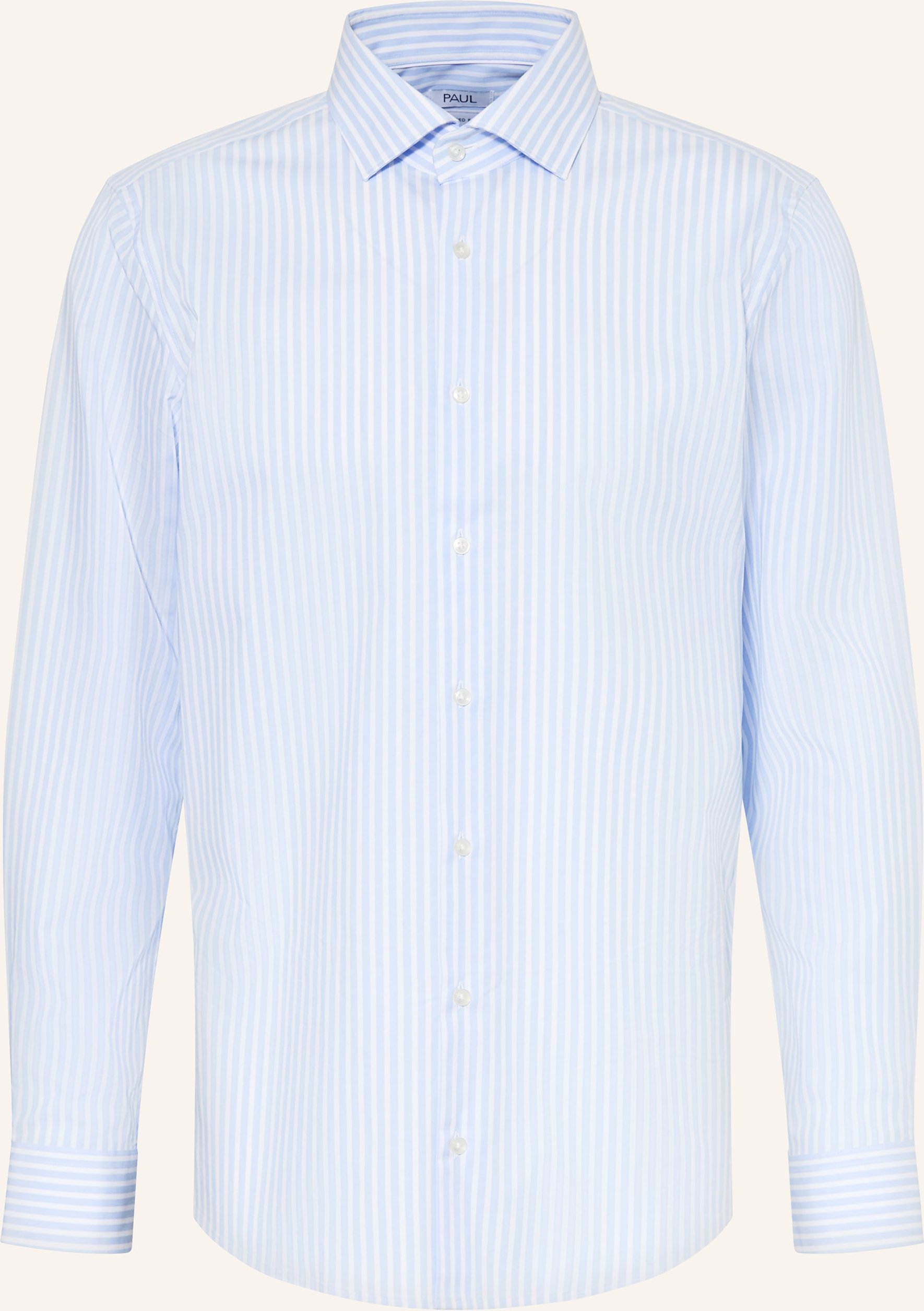 Paul Hemd Shaped Fit blau