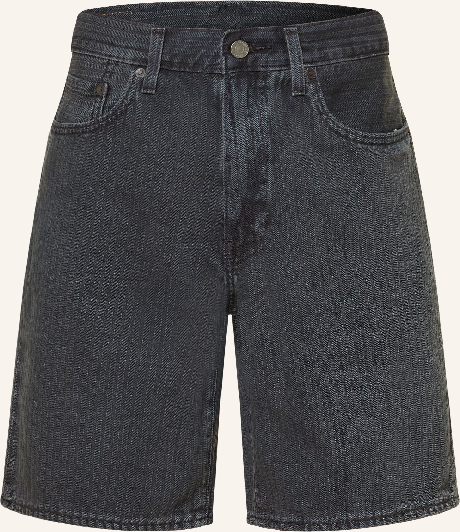 Levi's® Jeansshorts 468 Loose Fit schwarz