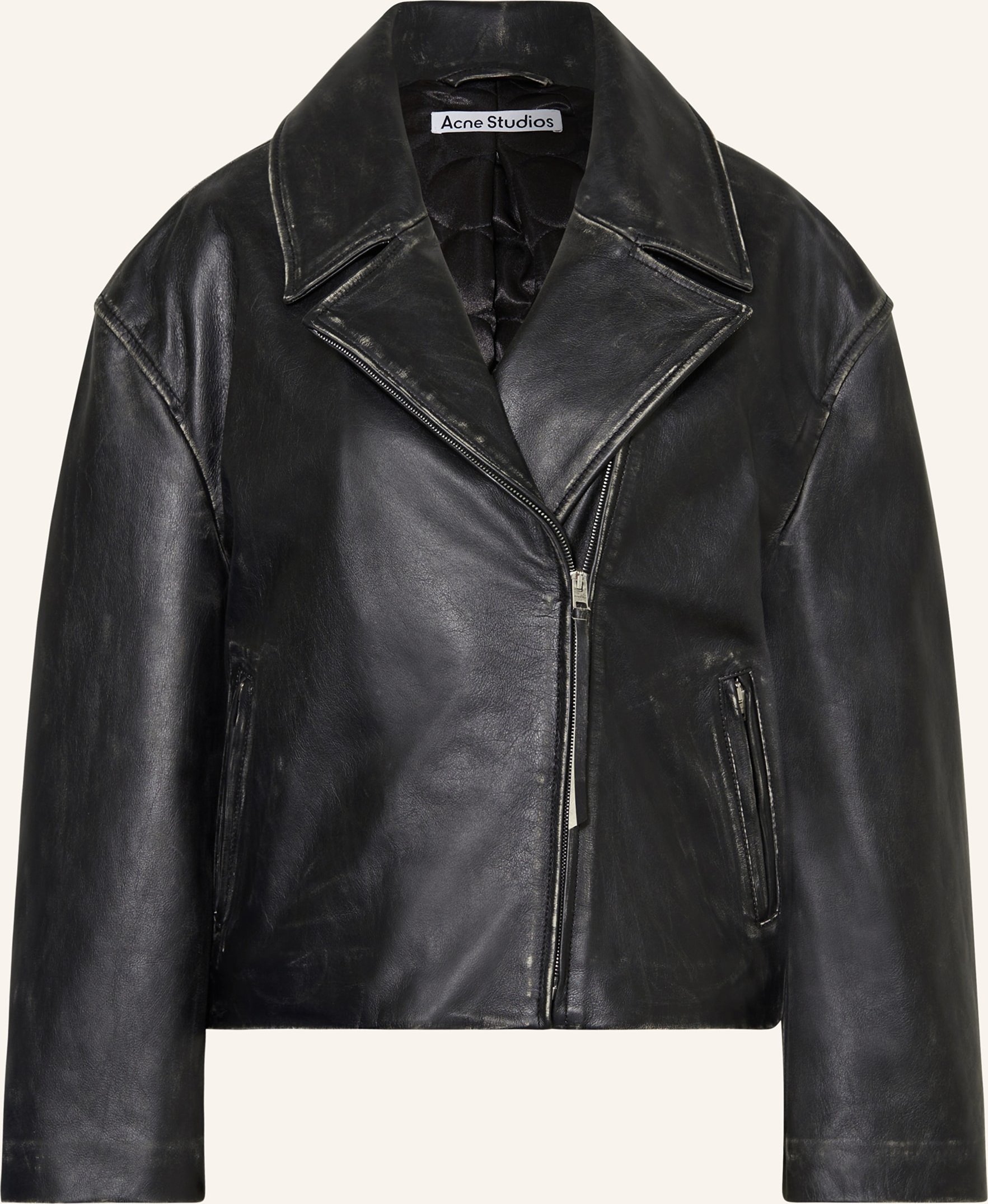 Acne Studios Lederjacke schwarz