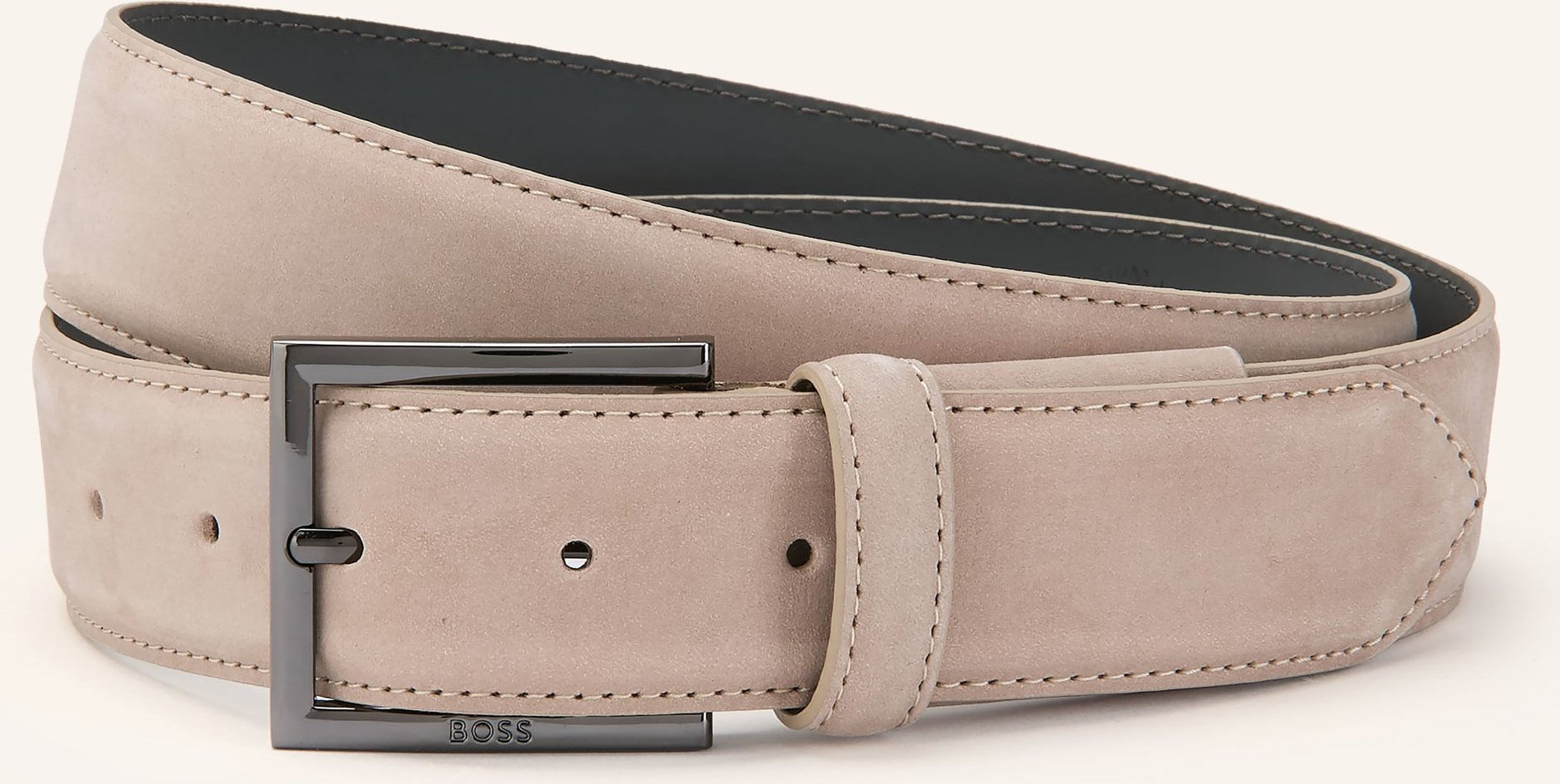 Boss Ledergürtel Dressletic beige