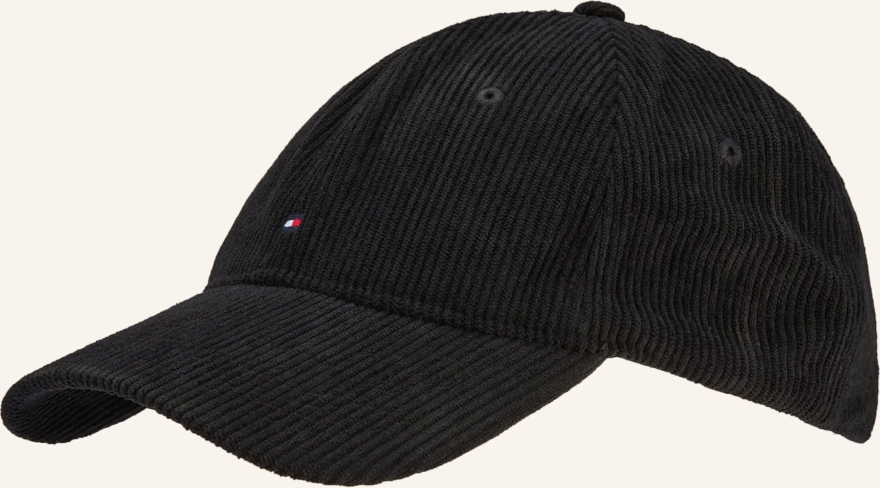Tommy Hilfiger Cord-Cap schwarz