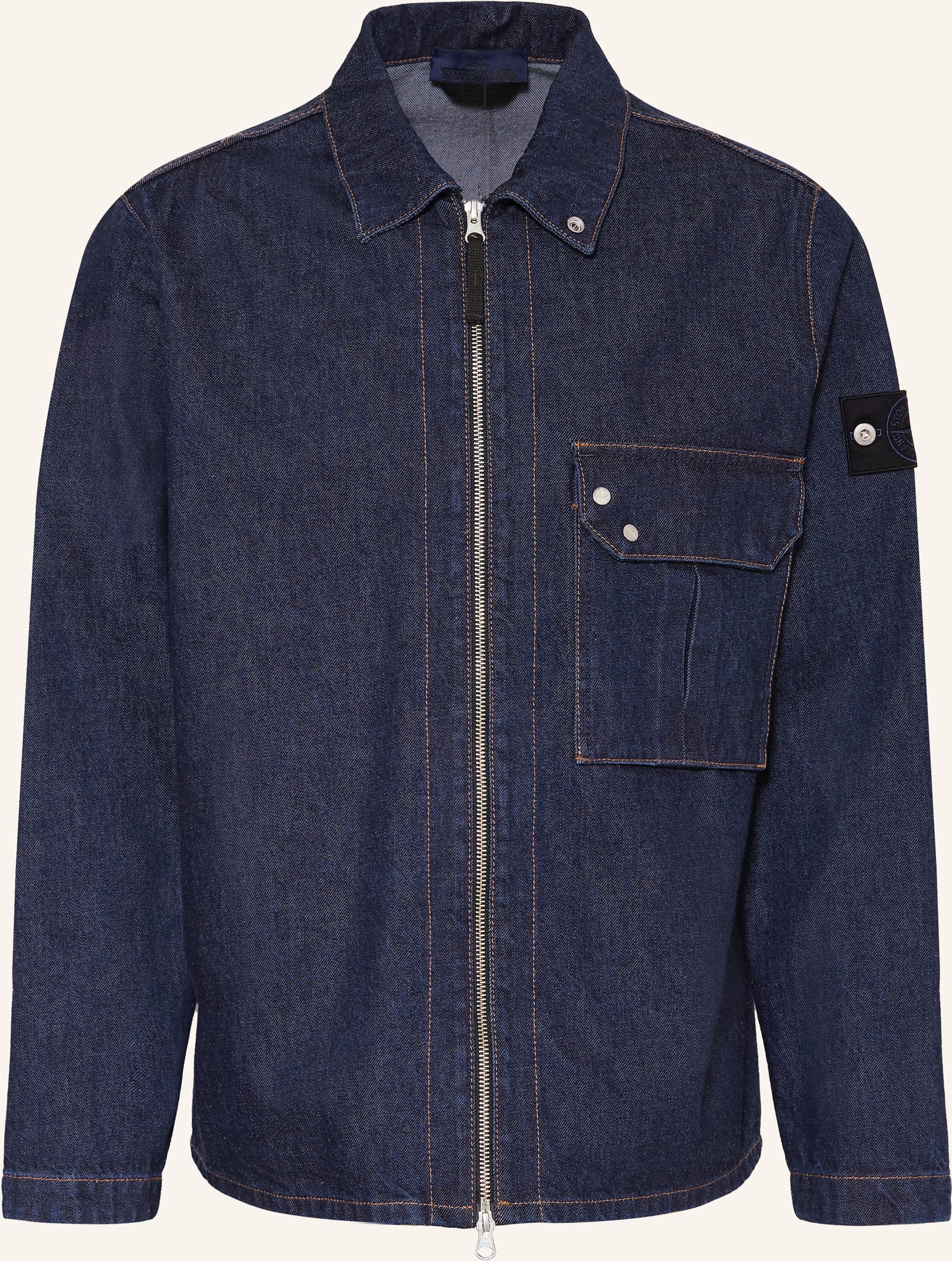 Stone Island Jeans-Overjacket blau