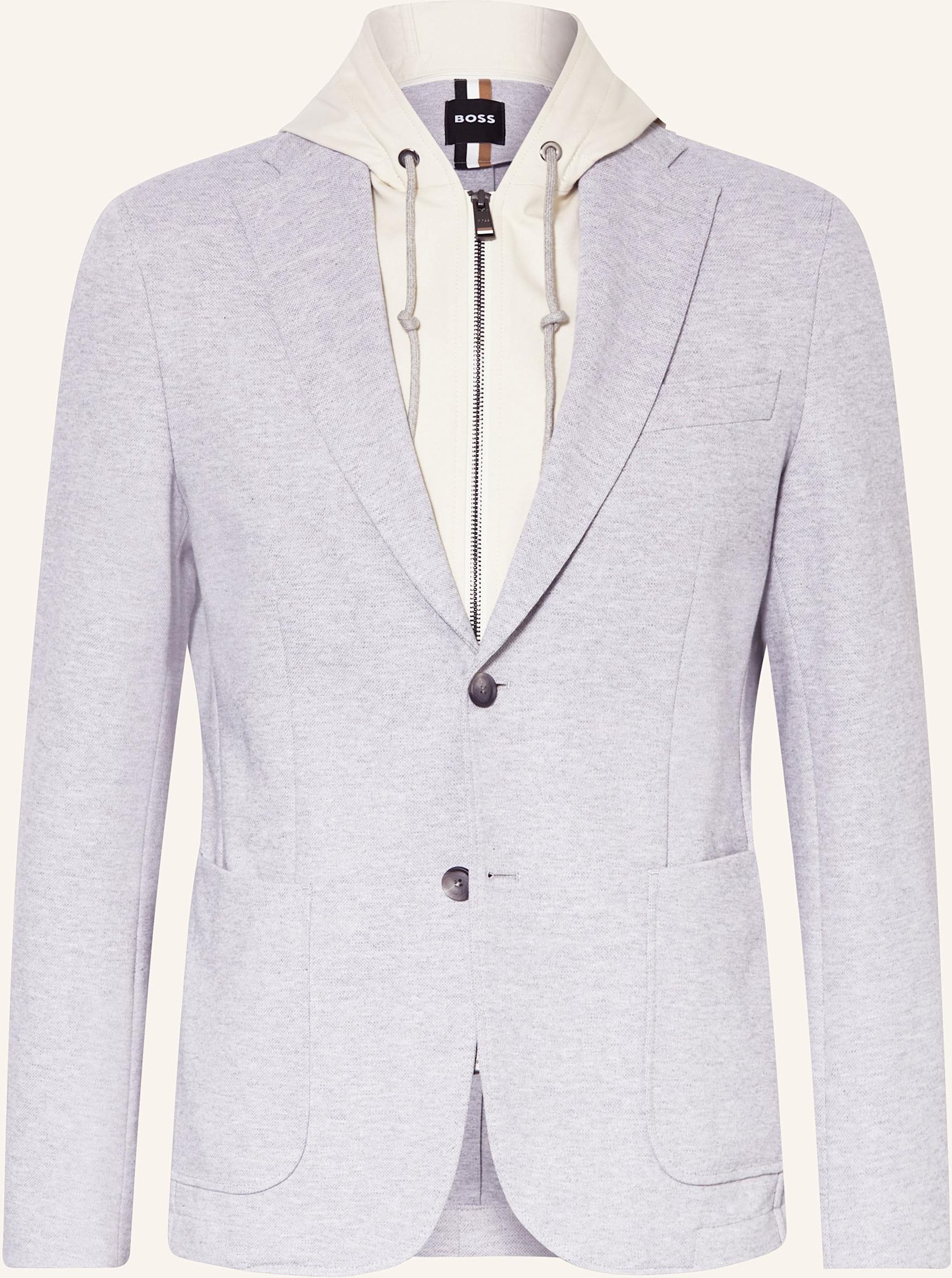 Thumbnail - Boss Sakko Hanry Slim Fit Mit Herausnehmbarer Blende grau