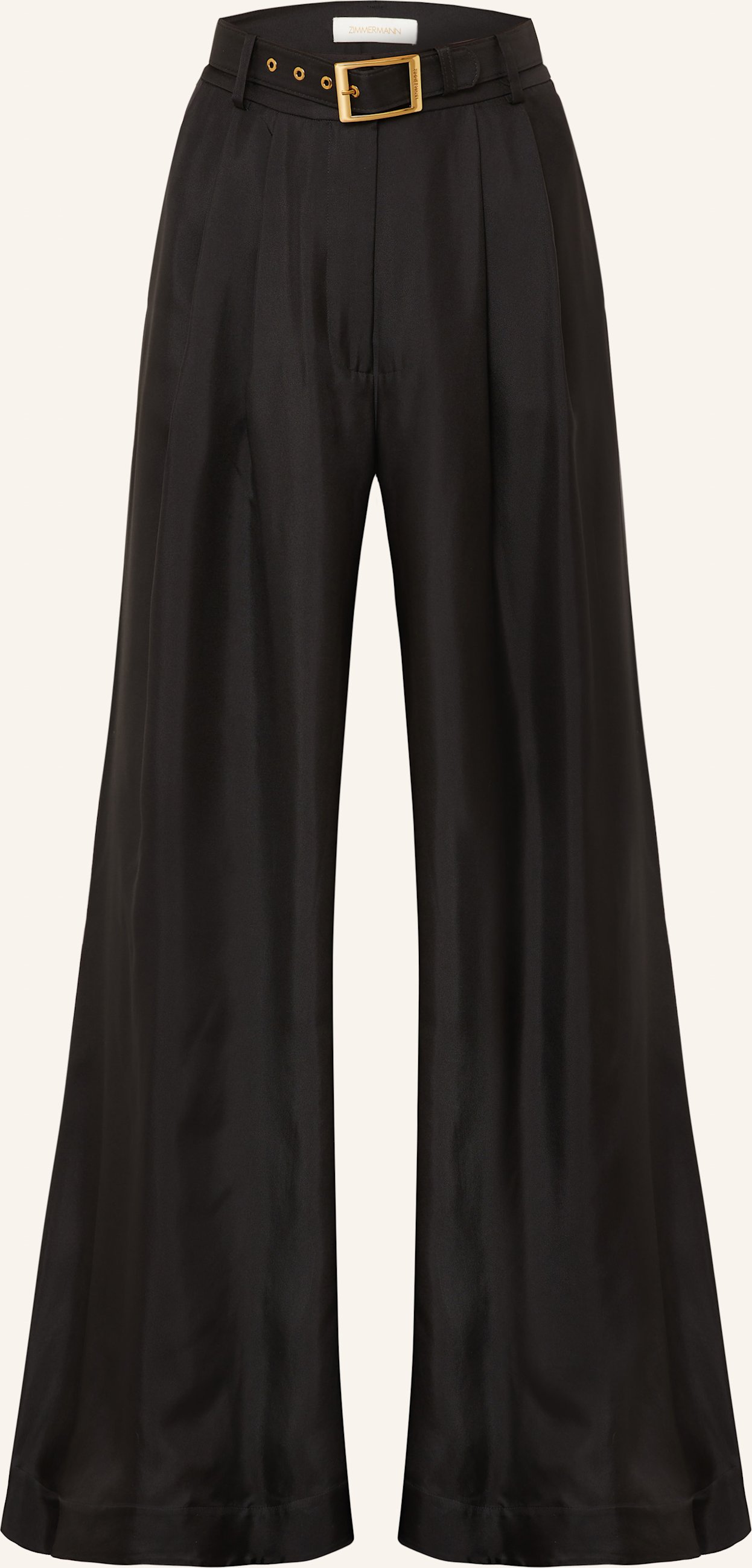 Zimmermann Seidenhose schwarz
