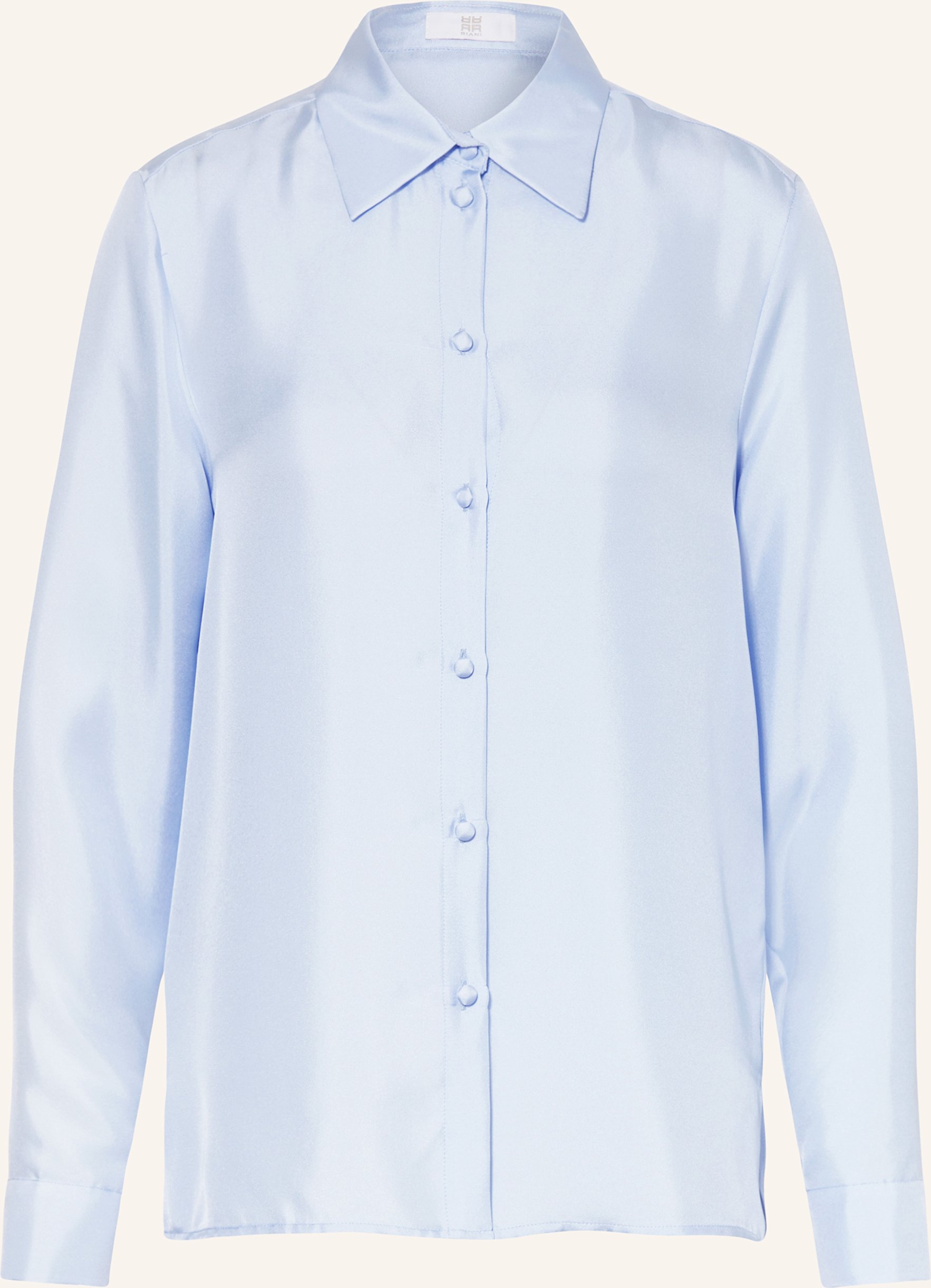 Riani Hemdbluse Aus Seide blau