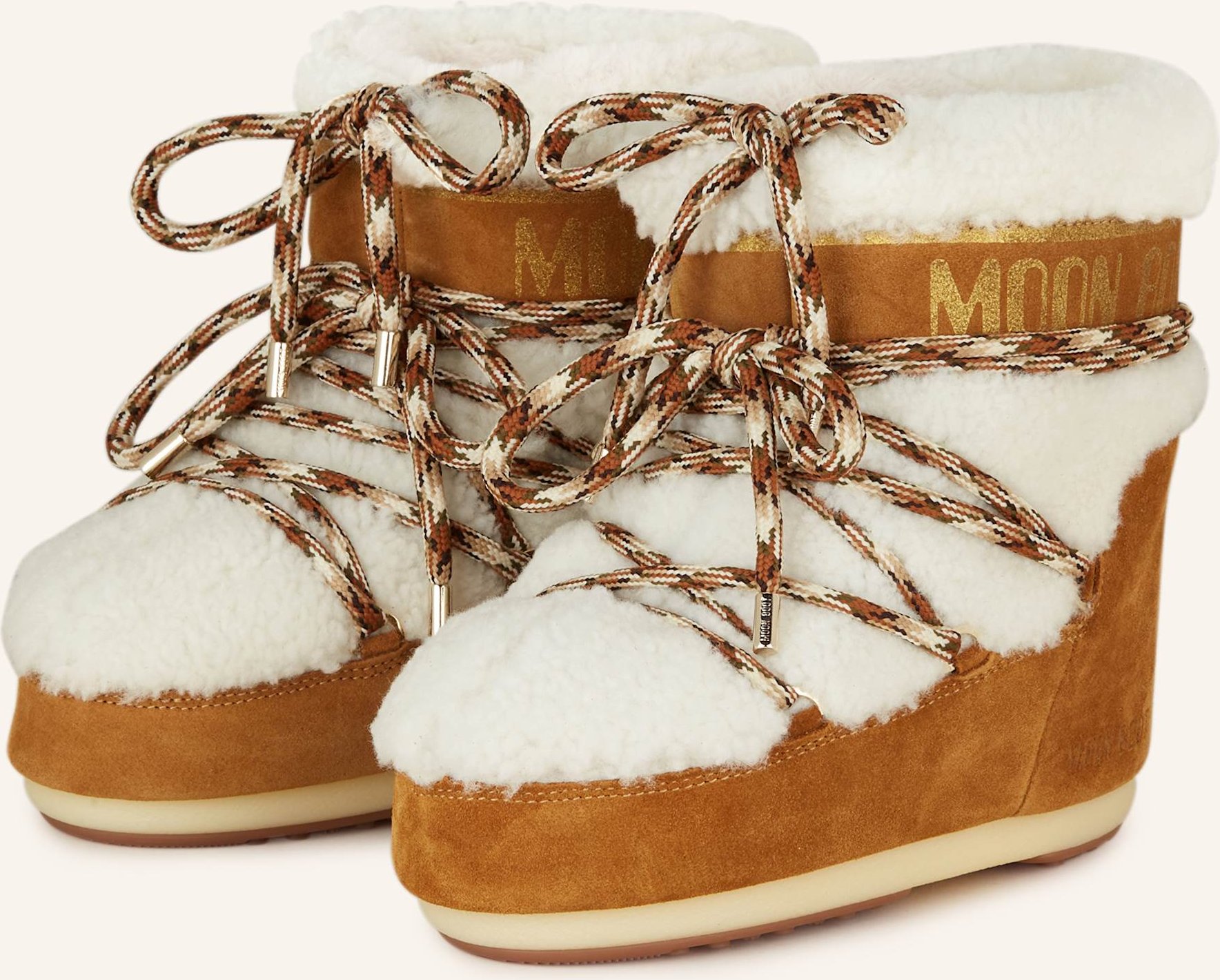 Moon Boot Moon Boots Moon Boot Icon Low Shearling braun