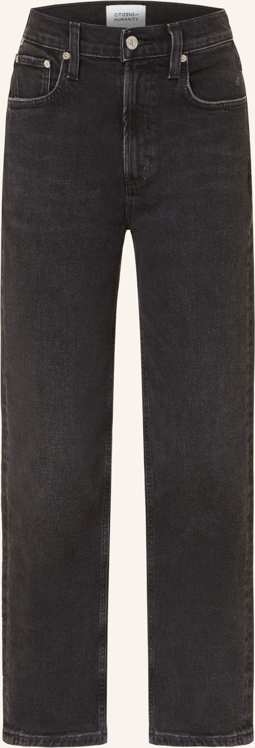 Citizens Of Humanity Straight Jeans Delfina schwarz