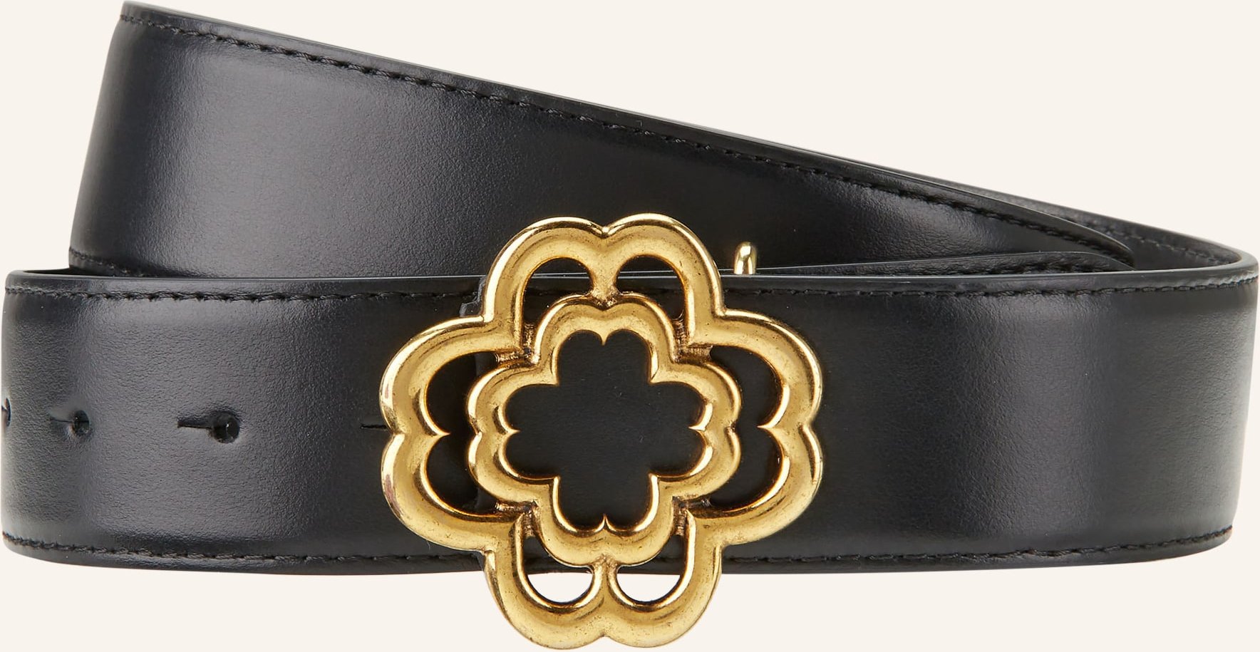 Maje Ledergürtel schwarz