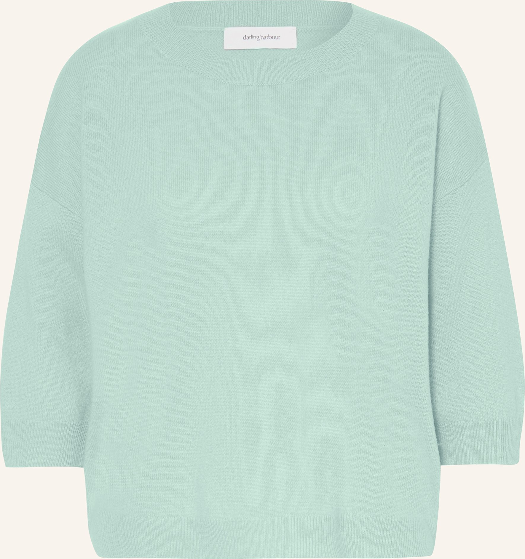 Darling Harbour Cashmere-Pullover Mit 3/4-Arm gruen