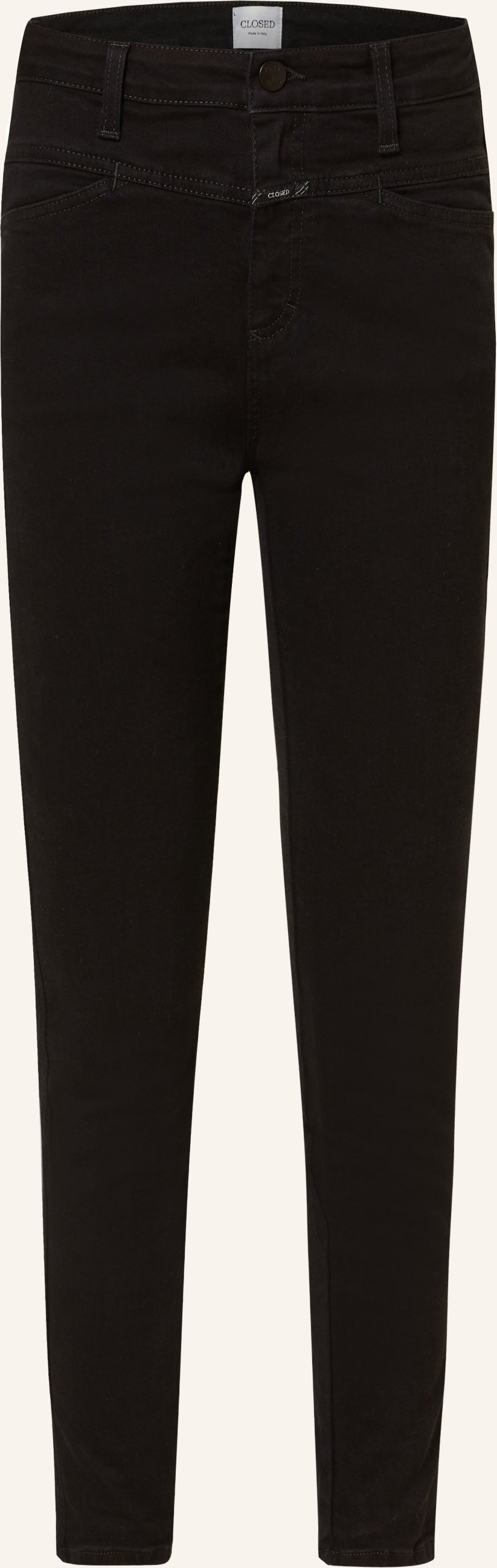 Closed Skinny Jeans Skinny Pusher schwarz