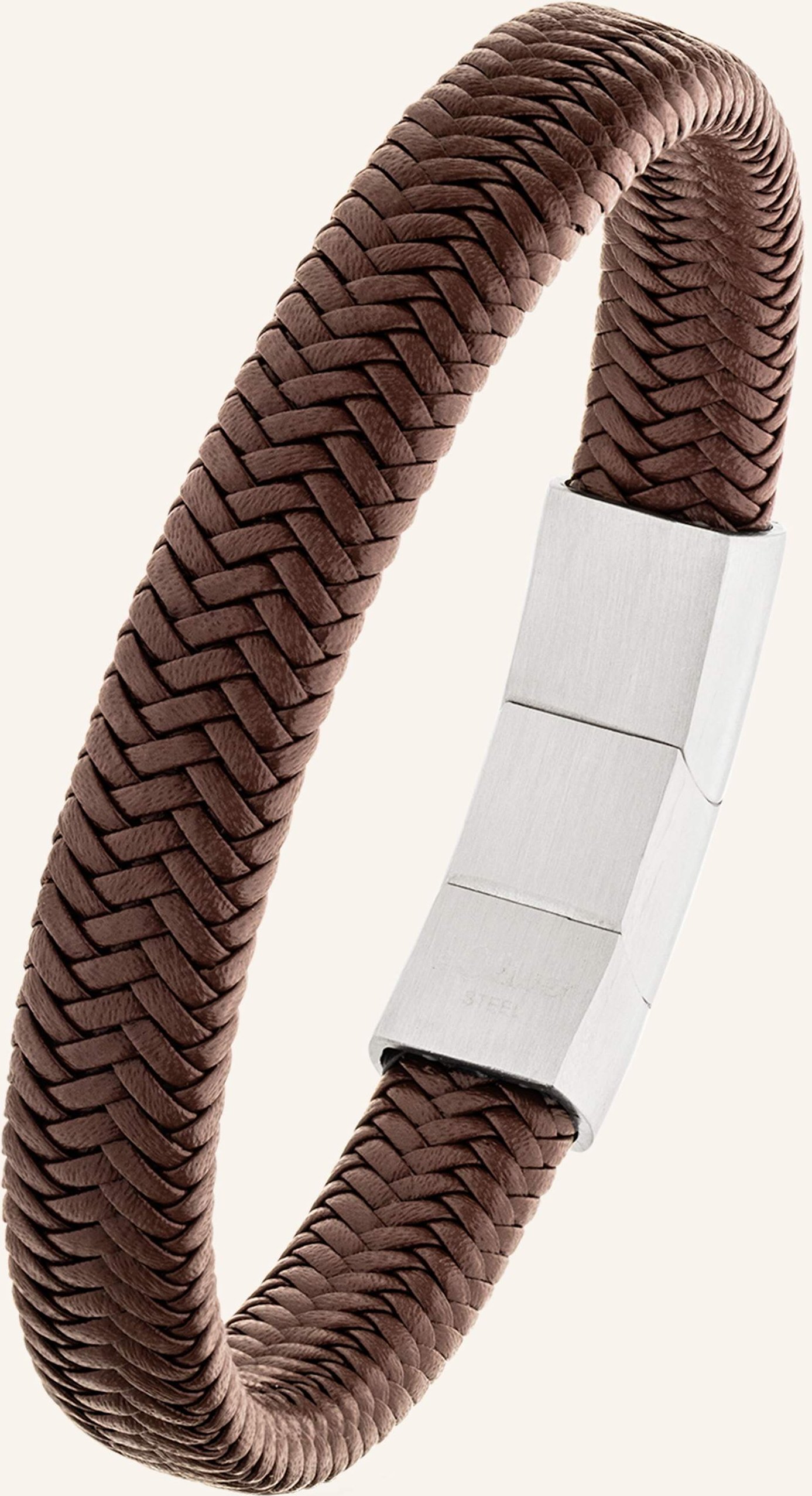 S.Oliver Armband Aus Echtleder braun