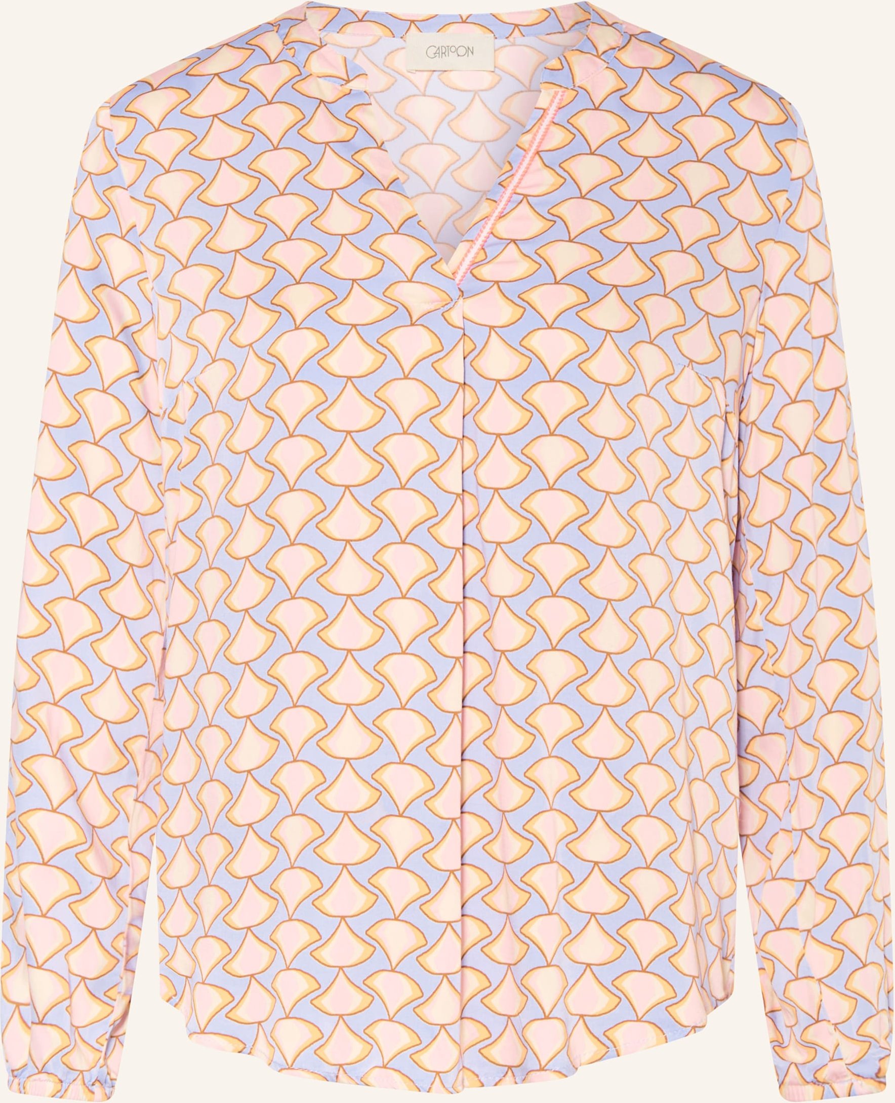 Thumbnail - Cartoon Blusenshirt blau