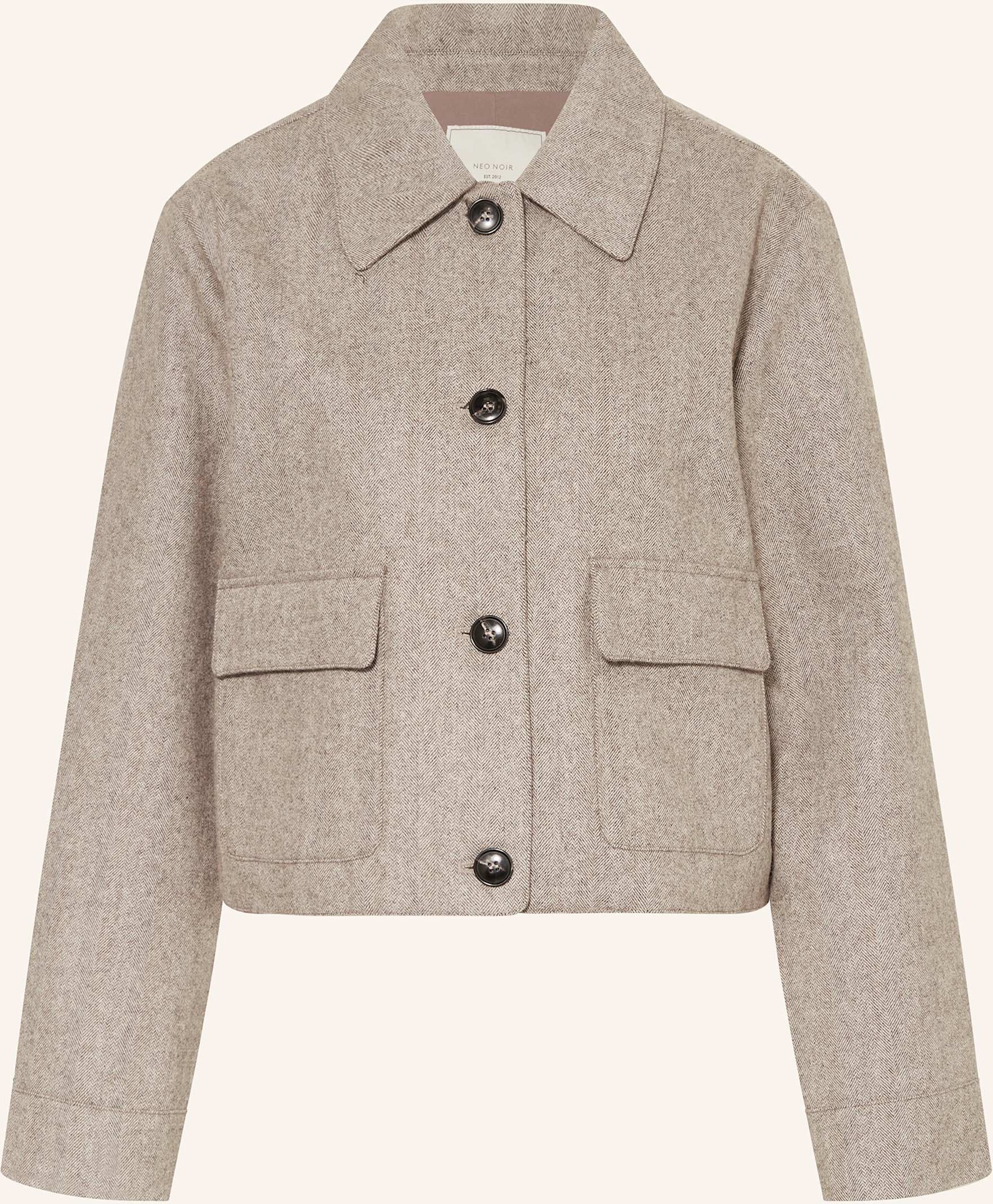 Neo Noir Kastenjacke Romana braun