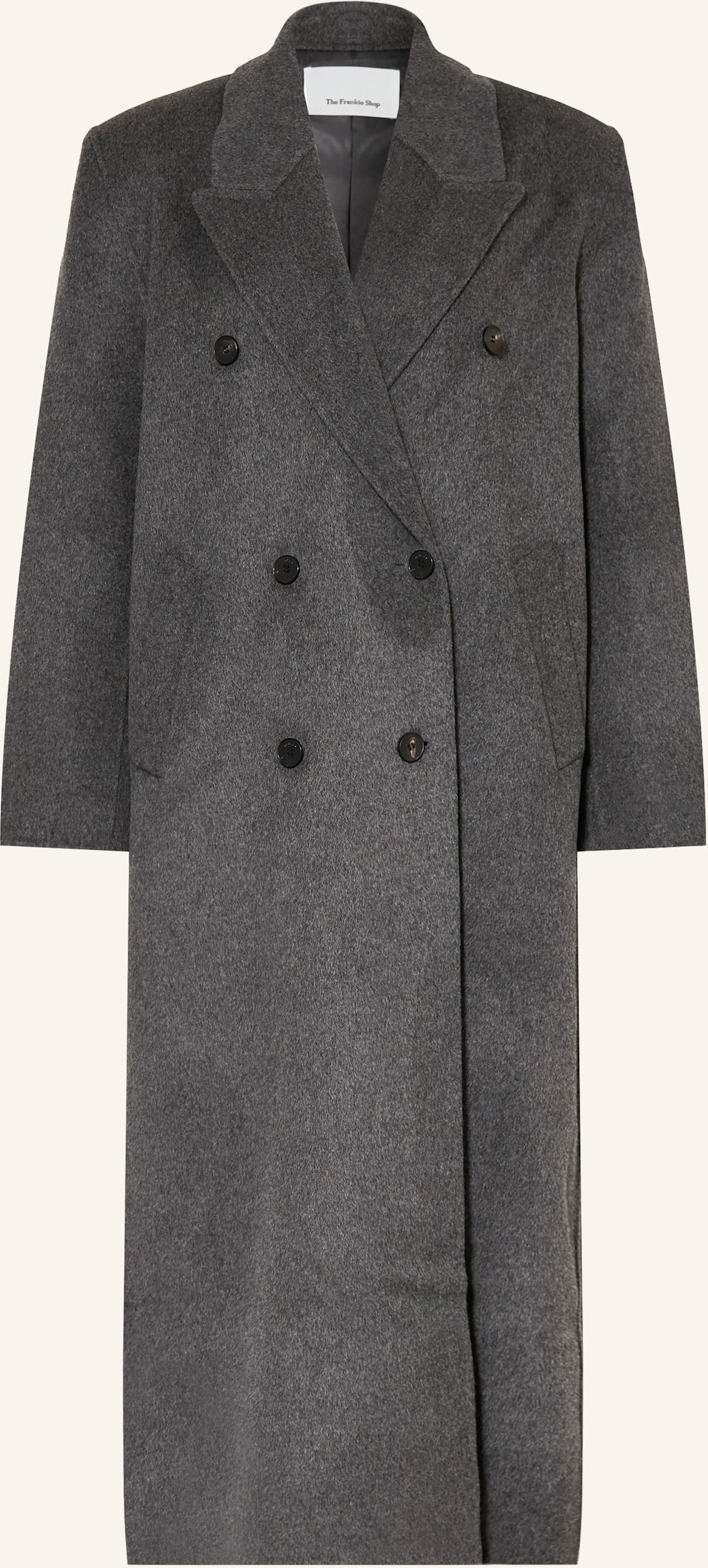 The Frankie Shop Wollmantel Gaia grau