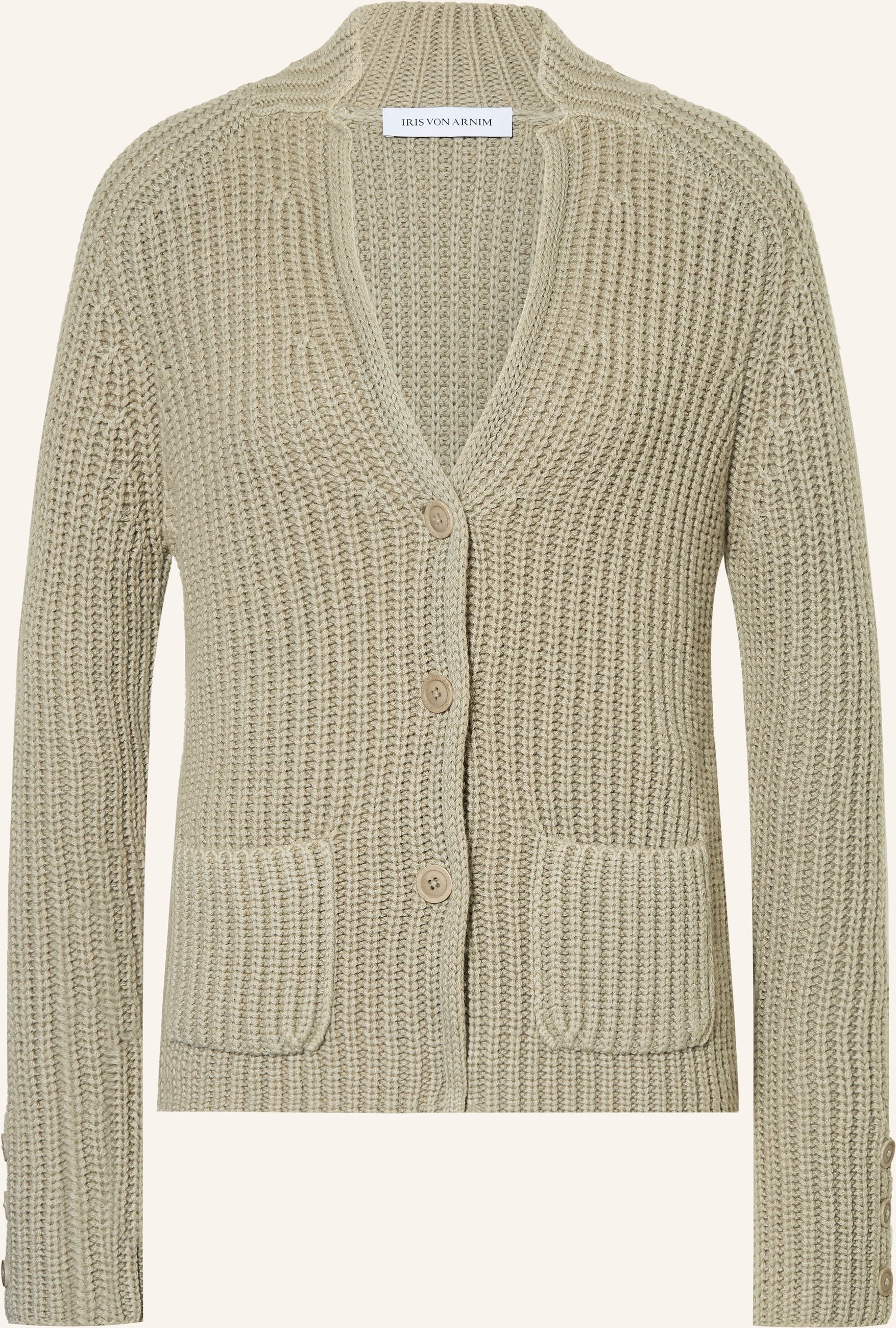 Iris Von Arnim Strickjacke Heliantha Aus Cashmere beige