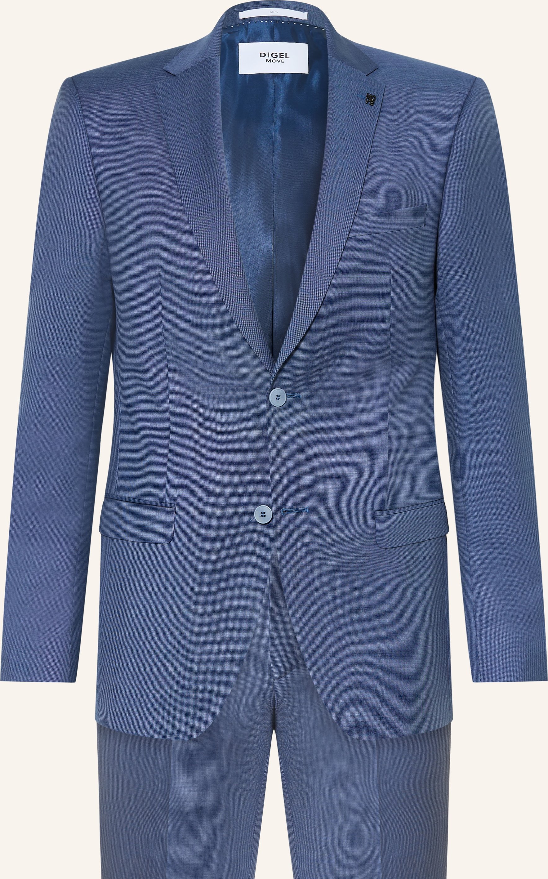 Digel Move Anzug Anthony Slim Fit blau