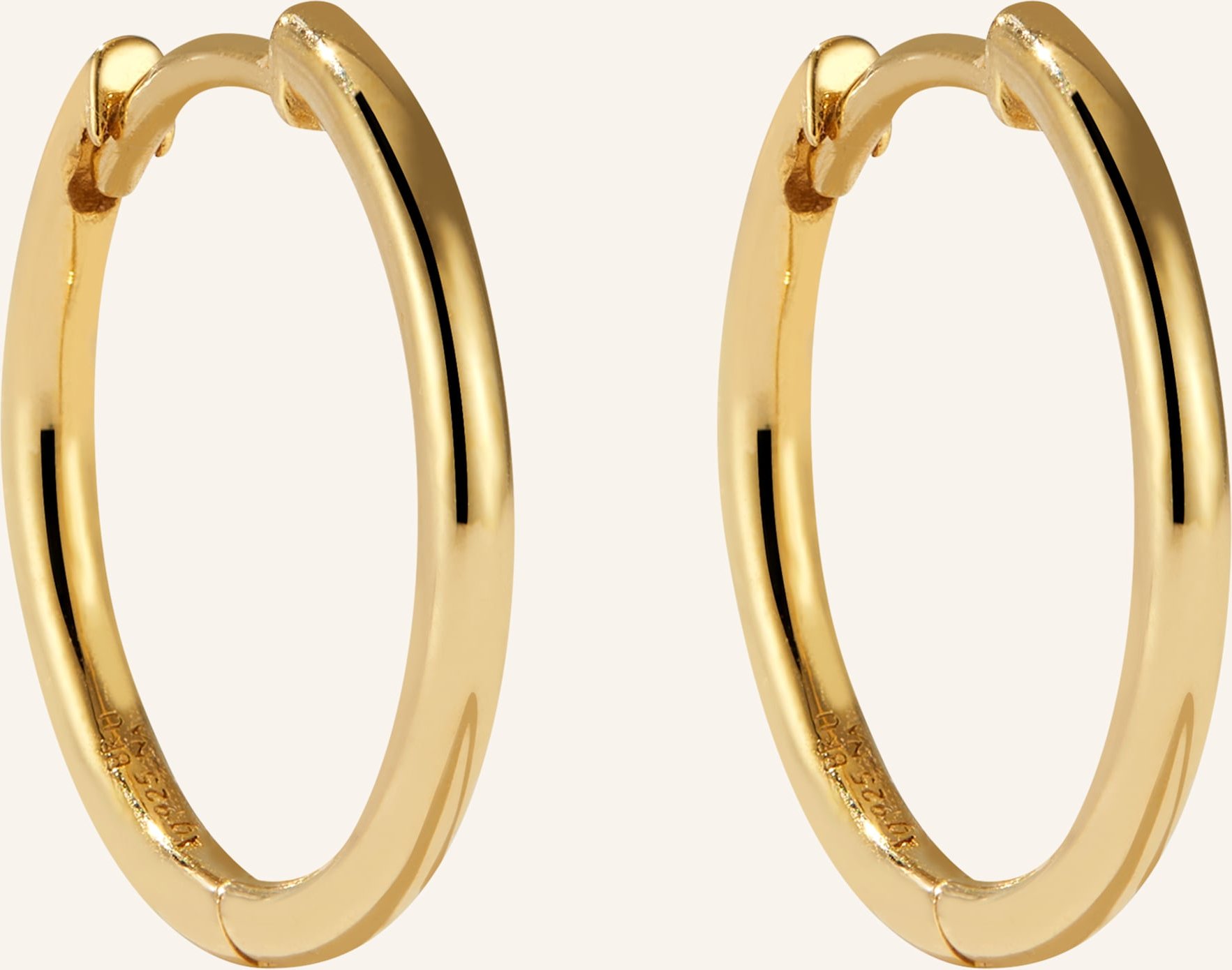 Bruna The Label Creolen Mimosa gold