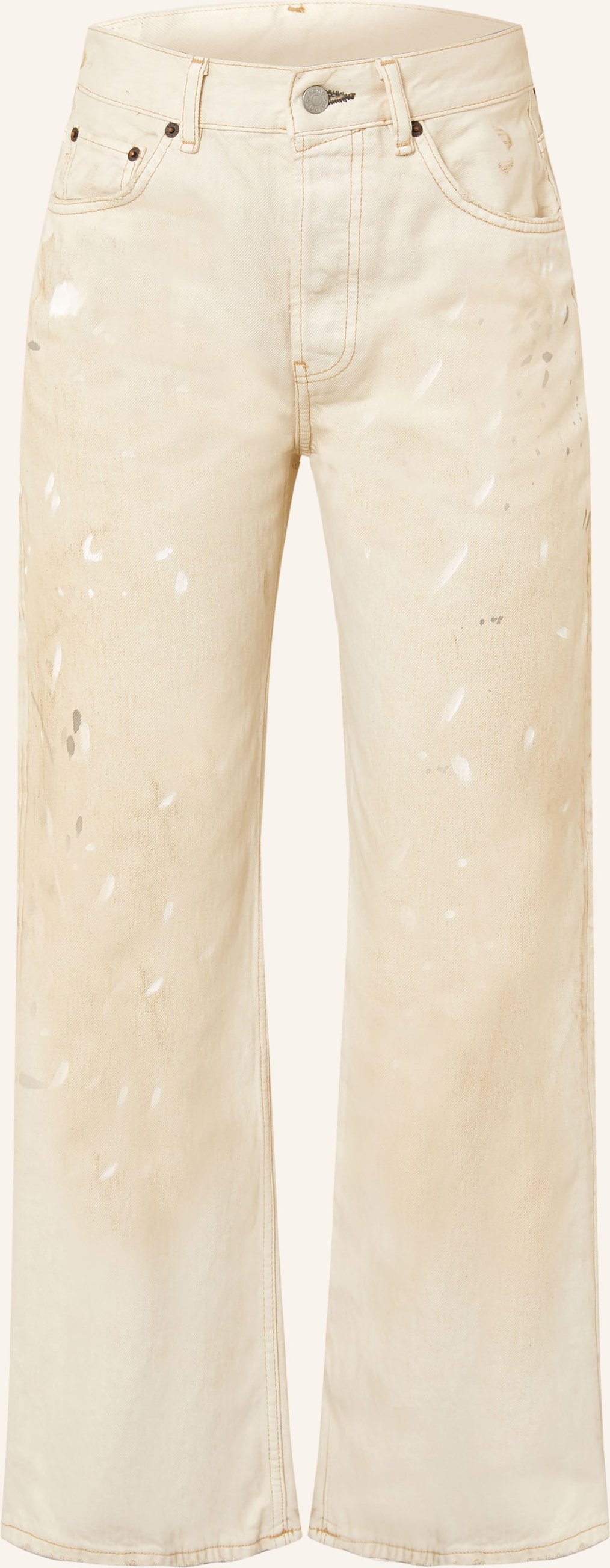 Acne Studios Destroyed Jeans weiss