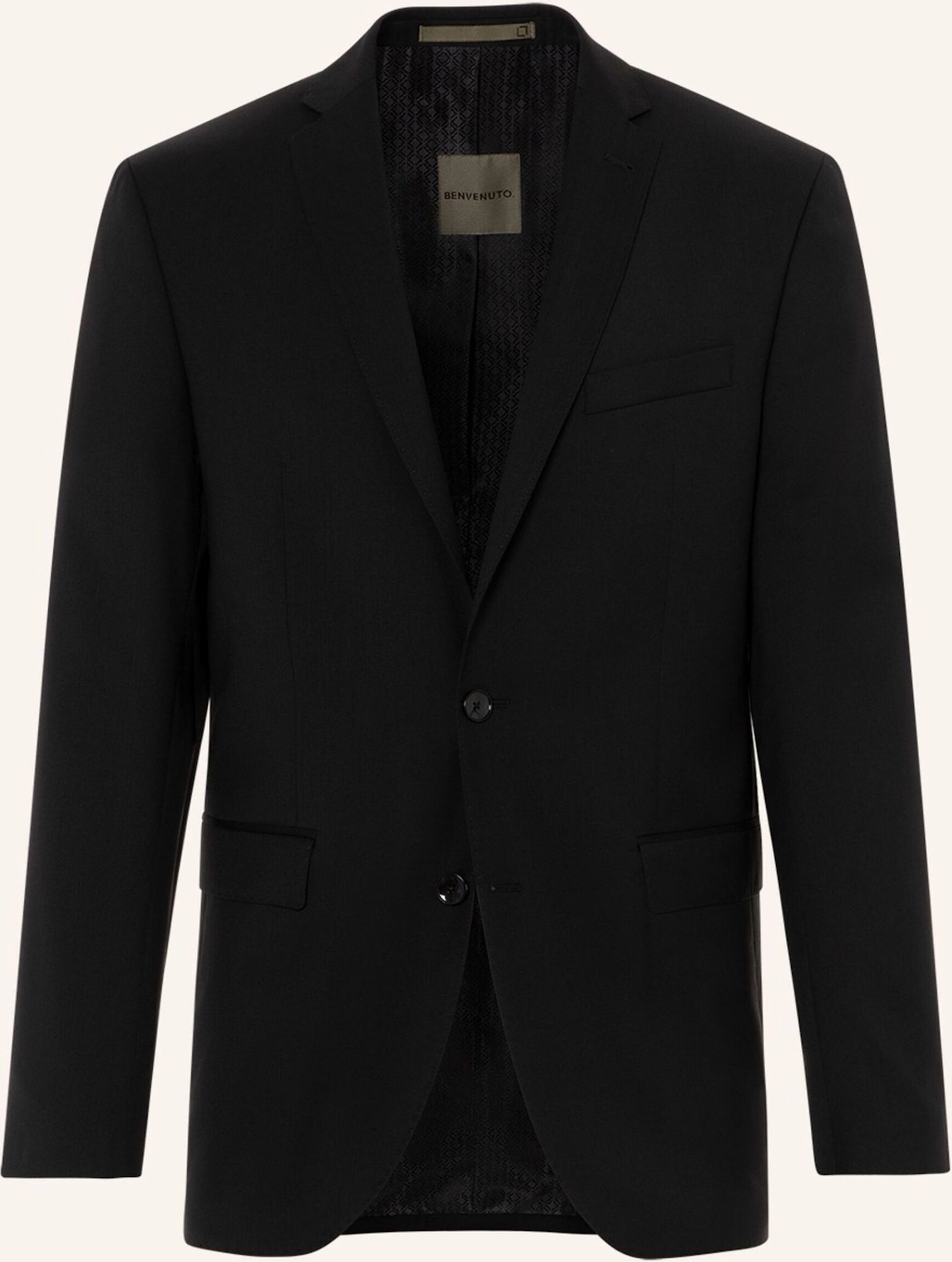 Benvenuto Anzugsakko Romeo Slim Fit schwarz