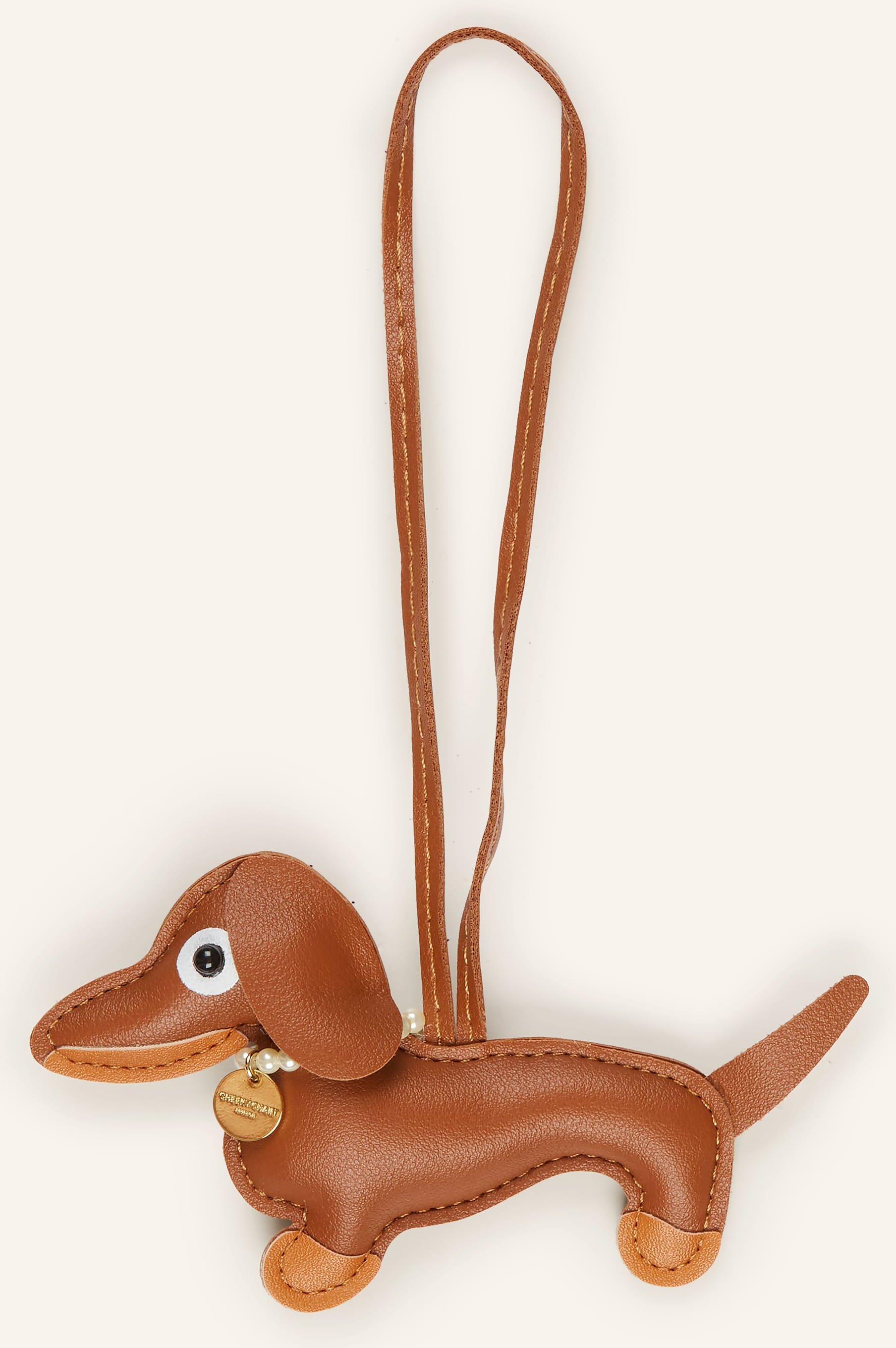 Cheeky Chain Munich Taschenanhänger Charly braun