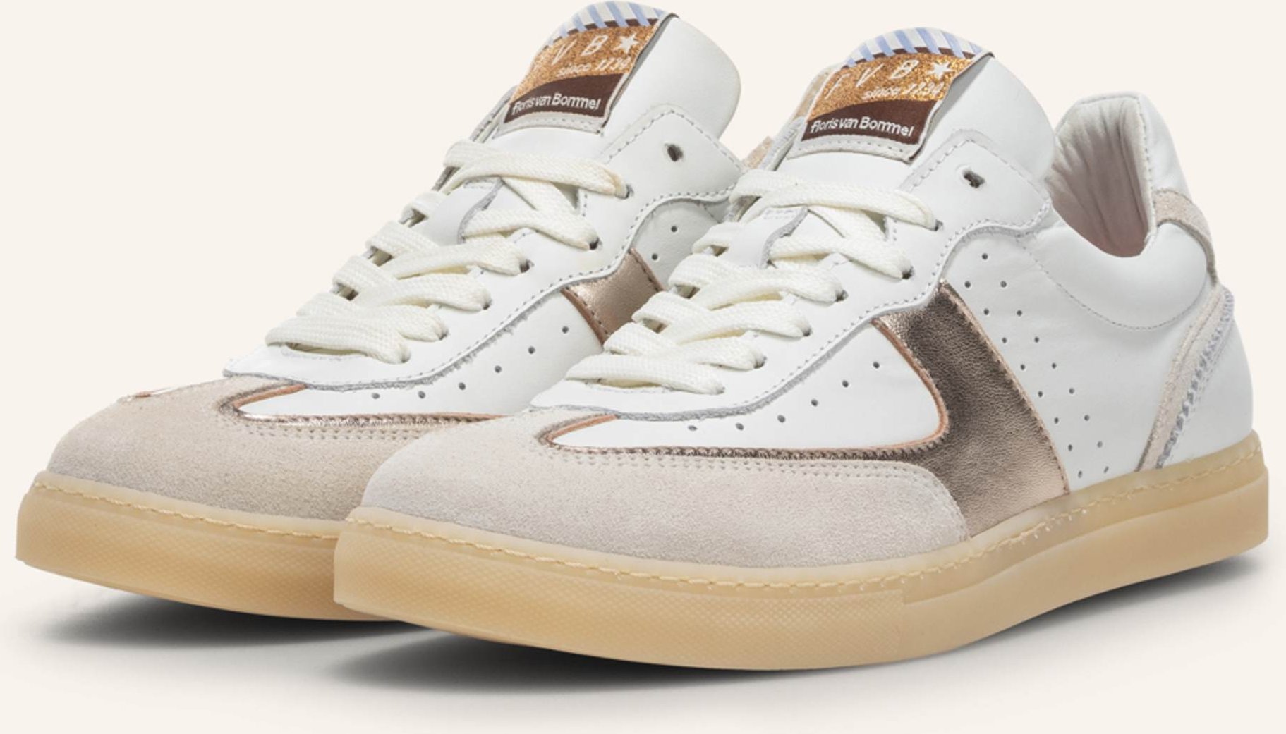 Floris Van Bommel Sneaker Minni 04 weiss