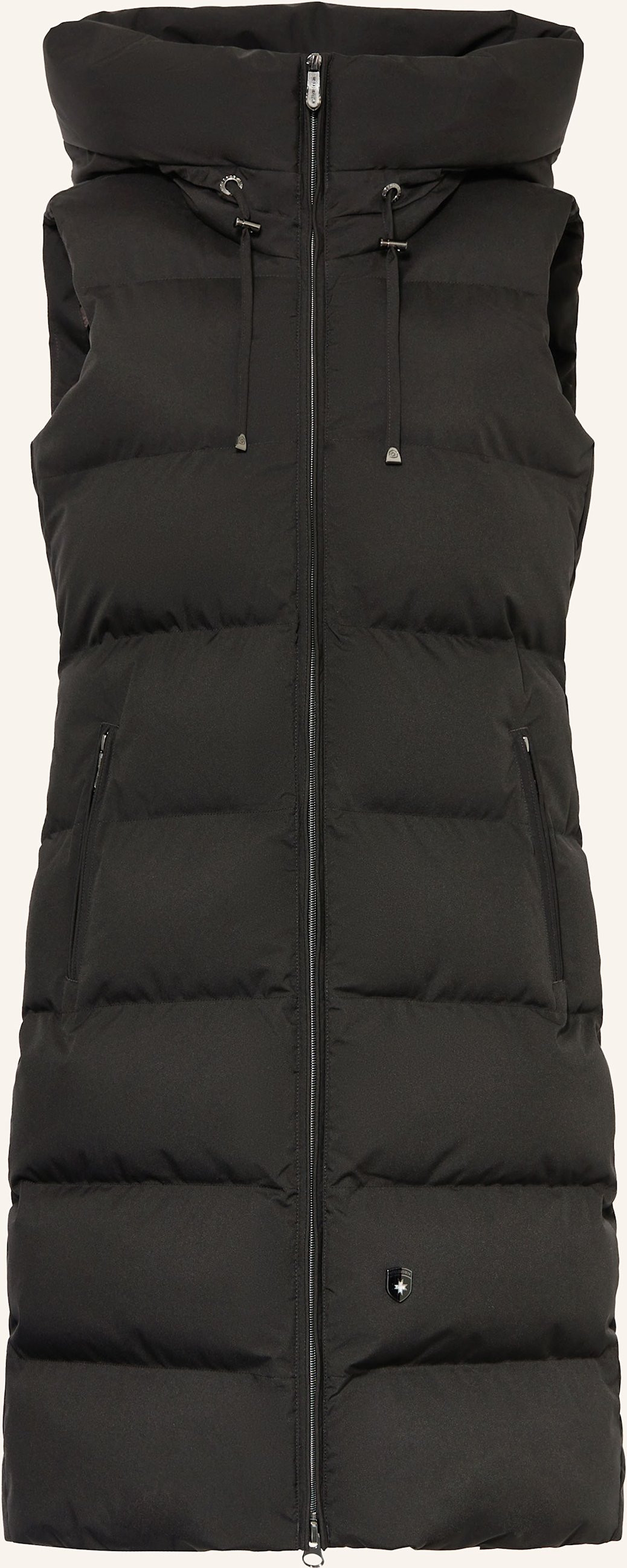 Wellensteyn Steppweste Goldmine Long Vest Mit Dupont™ Sorona®-Isolierung schwarz